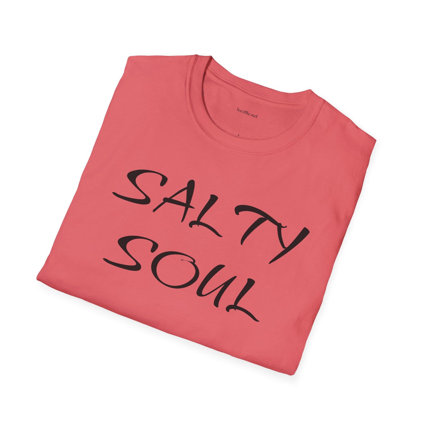 Salty Soul  - Unisex Softstyle T-Shirt 100% Cotton Graphic