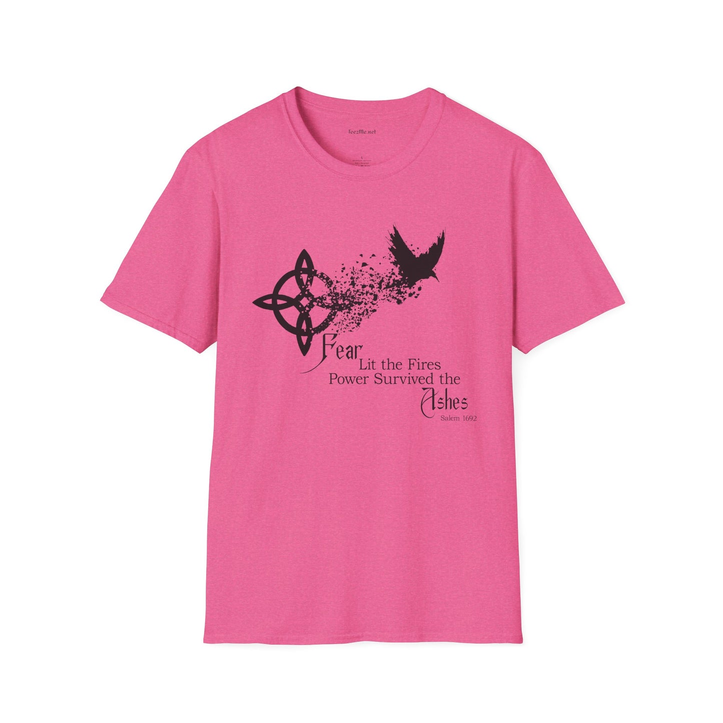 Fear Lit the Fires Unisex SoftStyle T-Shirt 100% Cotton Graphic