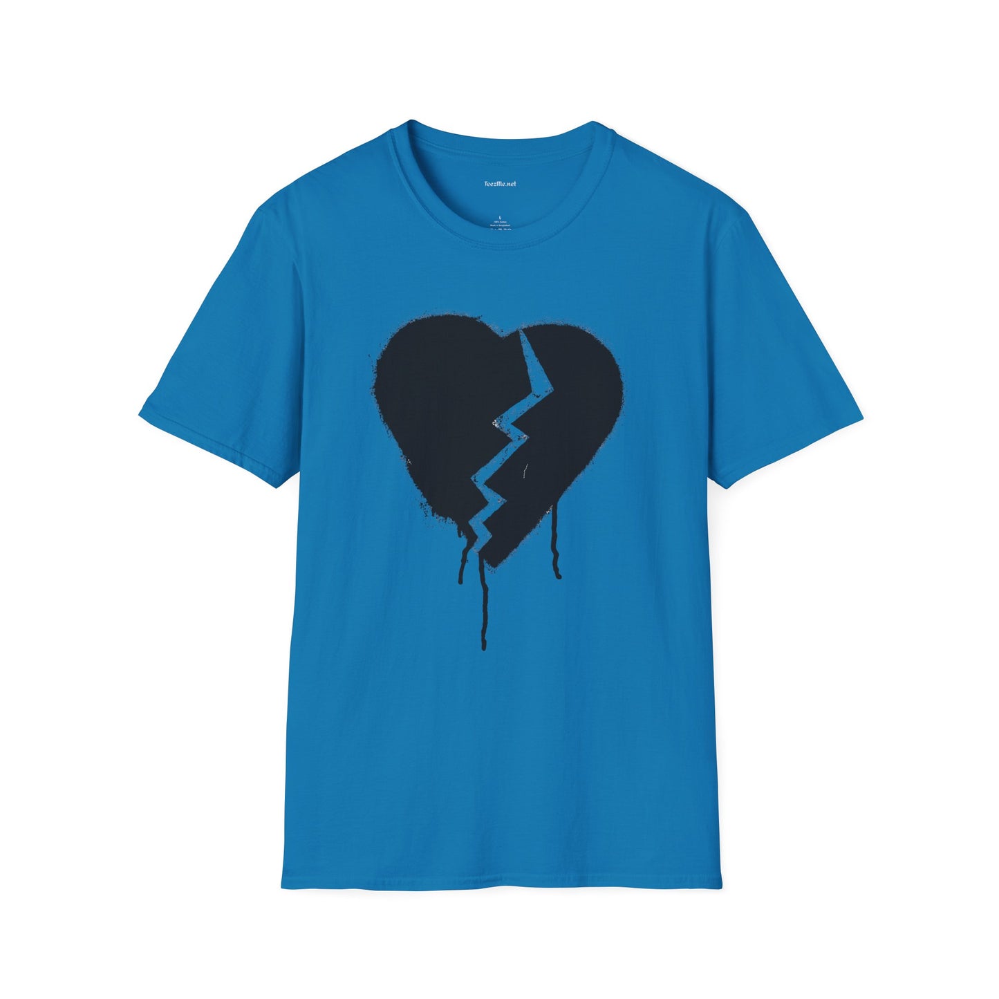 Broken Heart  - Unisex Softstyle T-Shirt 100% Cotton Graphic