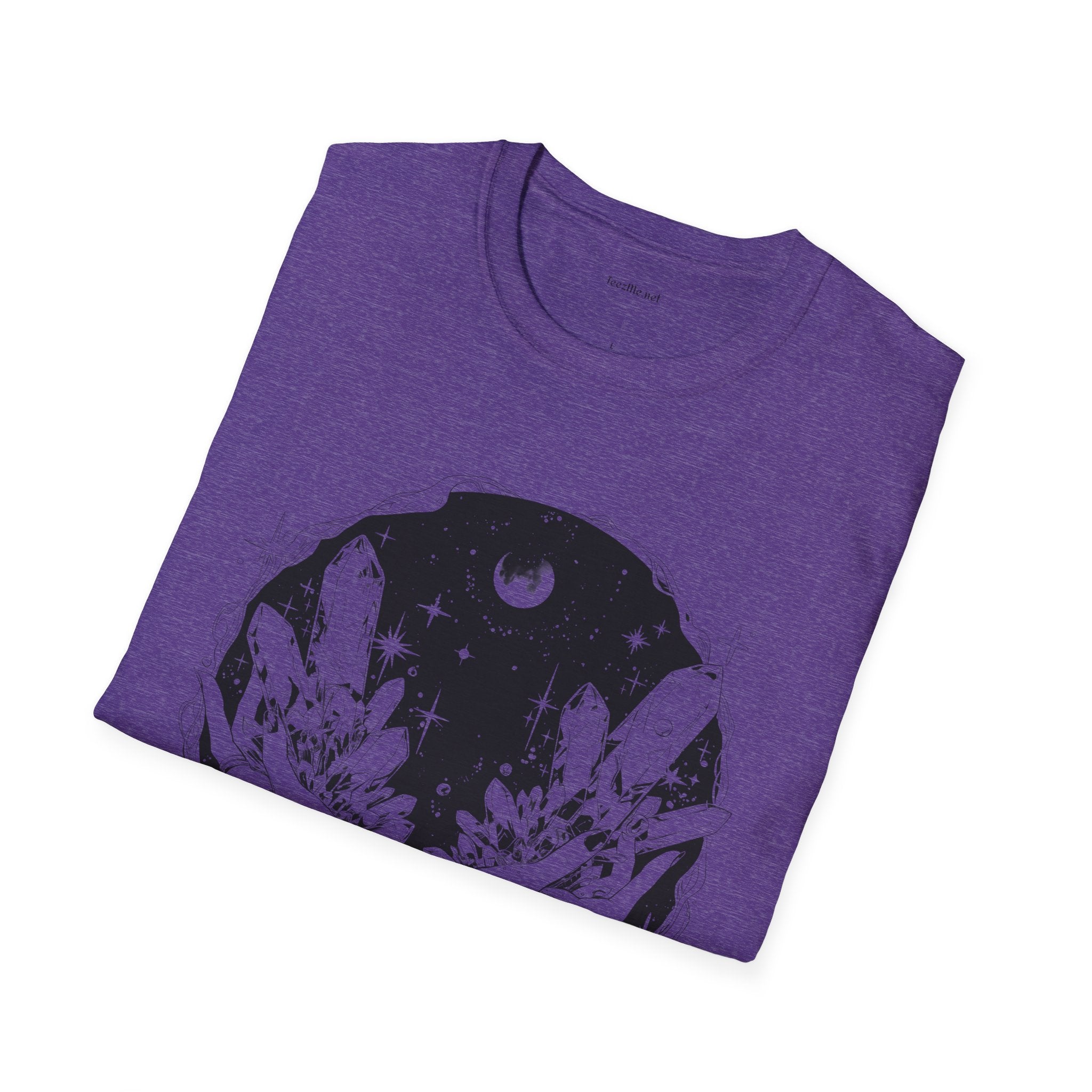 Crystal Moon Magic  - Unisex Softstyle T-Shirt 100% Cotton Graphic