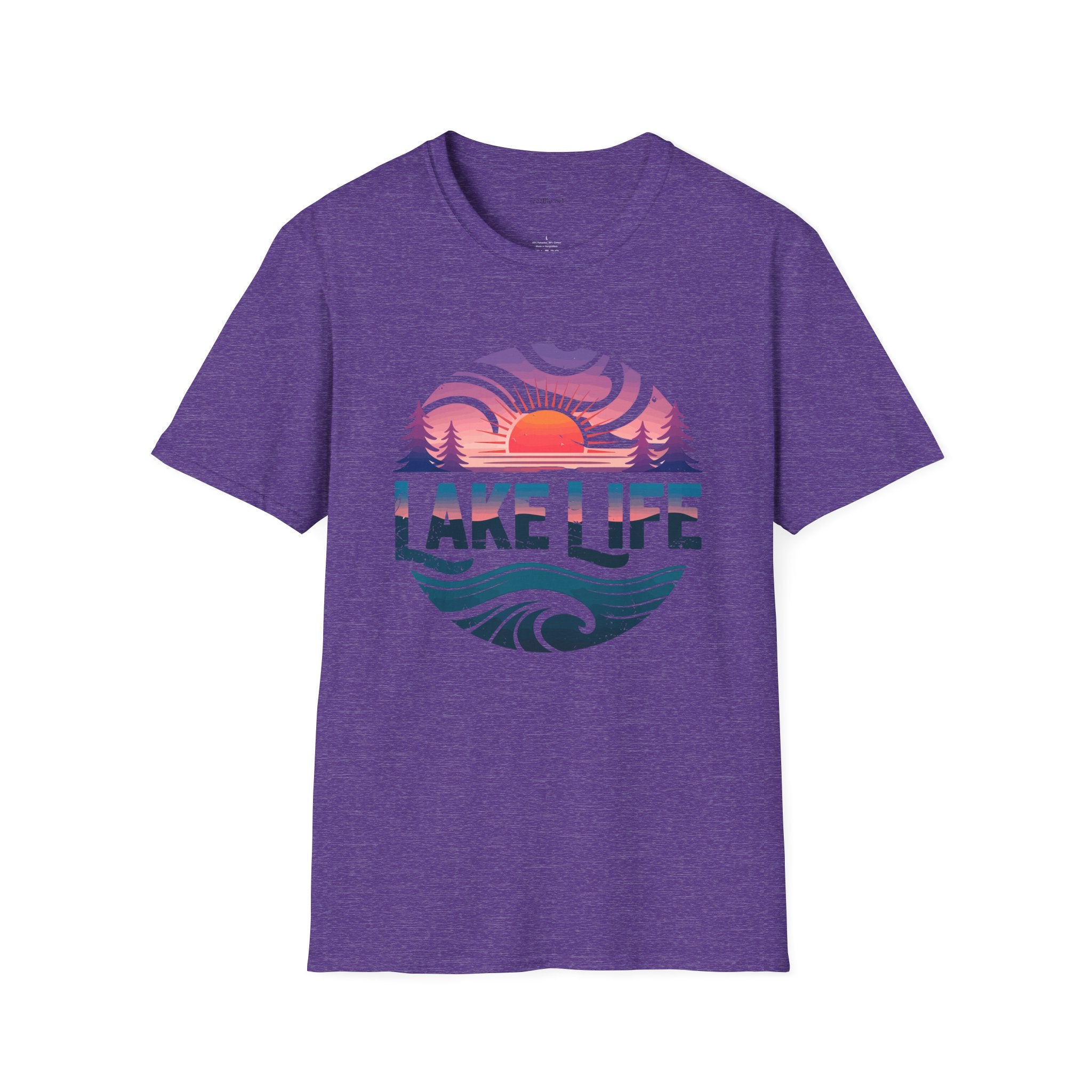 Lake Life  - Unisex Softstyle T-Shirt 100% Cotton Graphic