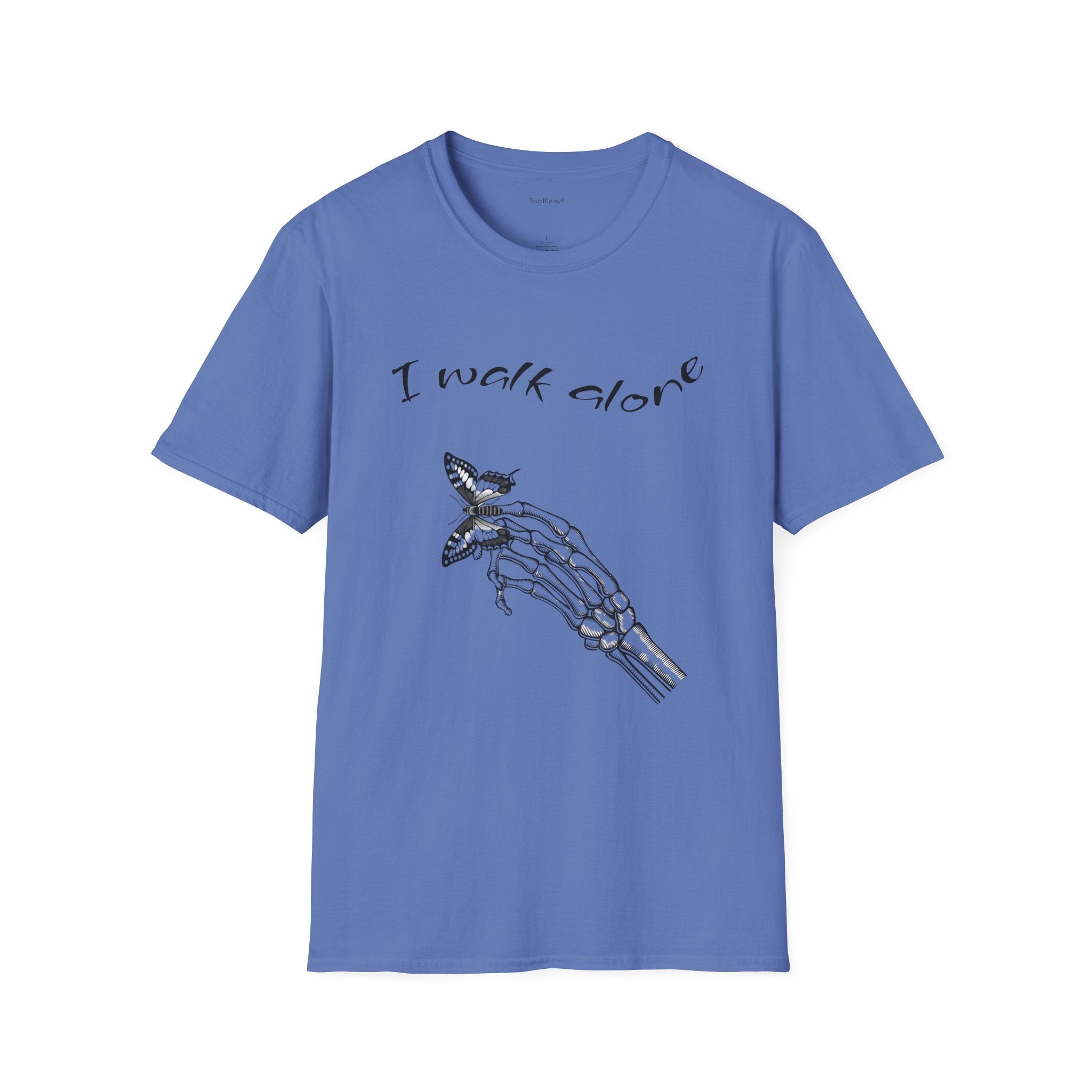 I walk alone - Unisex Softstyle T-Shirt 100% Cotton Graphic