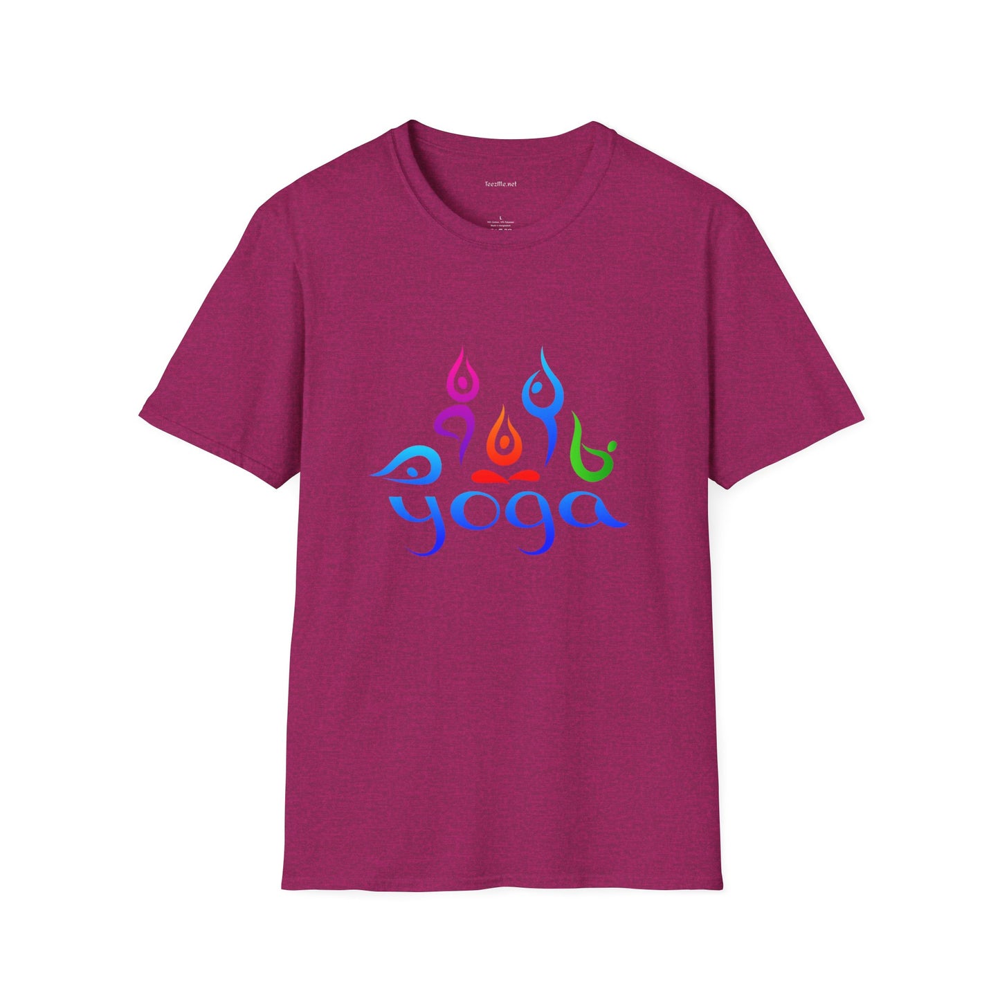 YOGA - Unisex Softstyle T-Shirt 100% Cotton Graphic