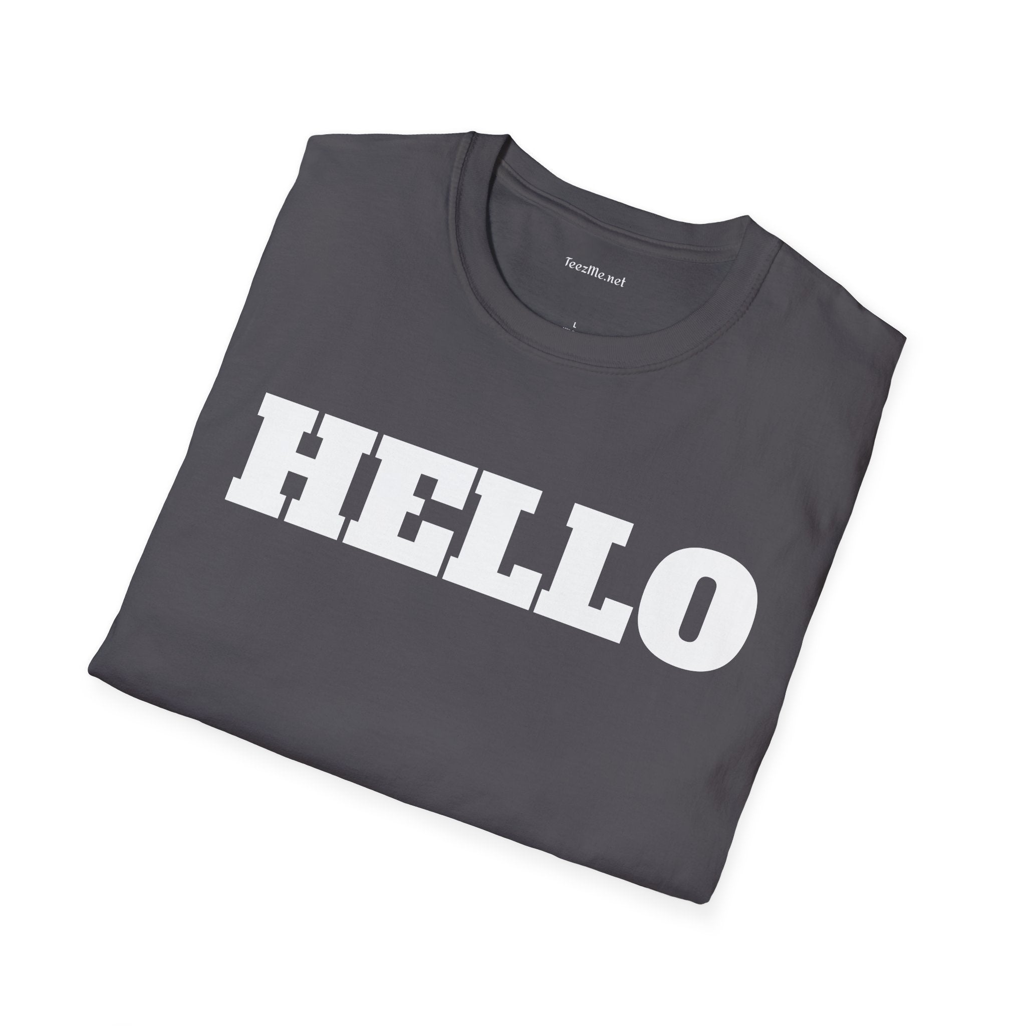 HELLO - Unisex Softstyle T-Shirt 100% Cotton Graphic