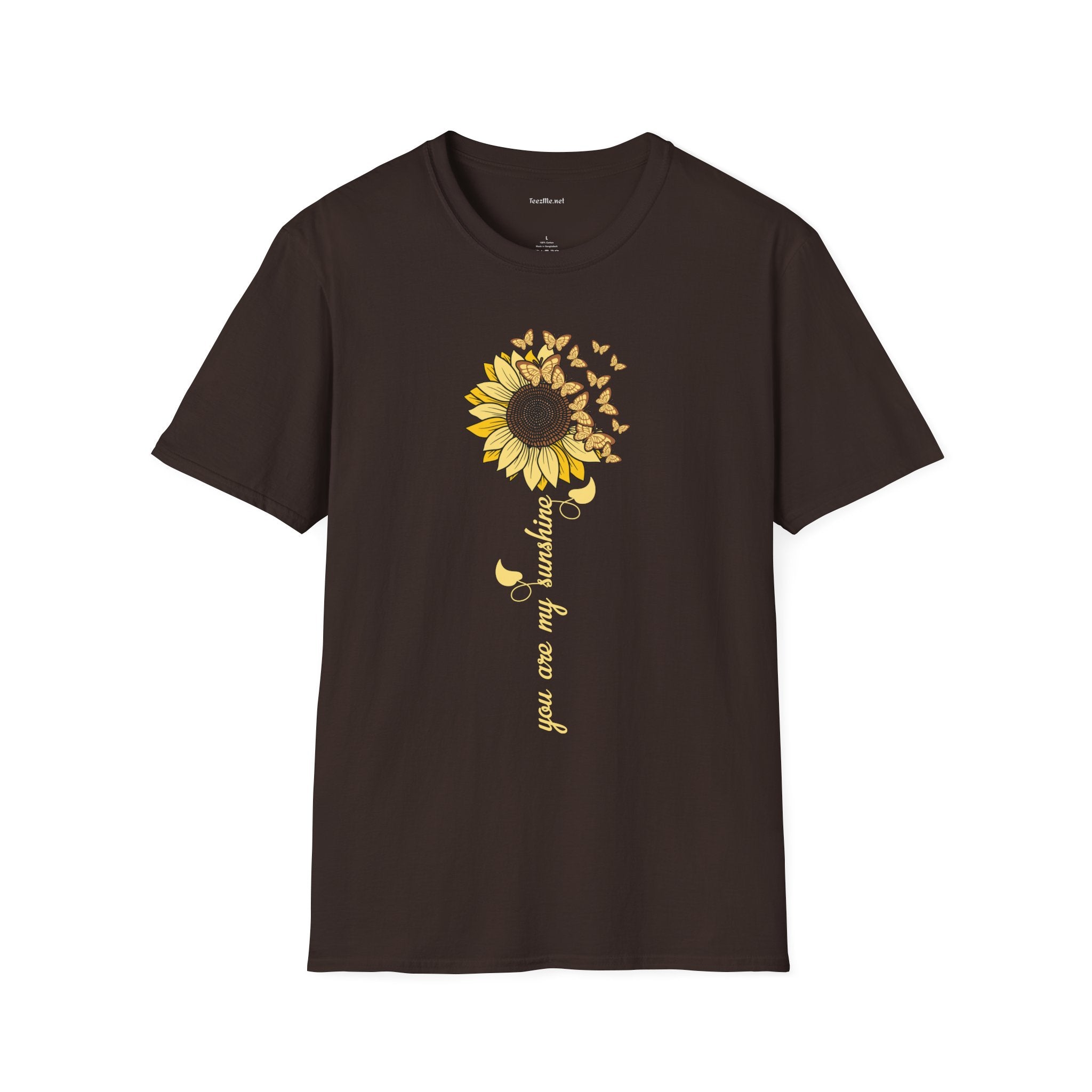 Sunflower Butterflies T-Shirt — 'You are my Sunshine' Floral Tee