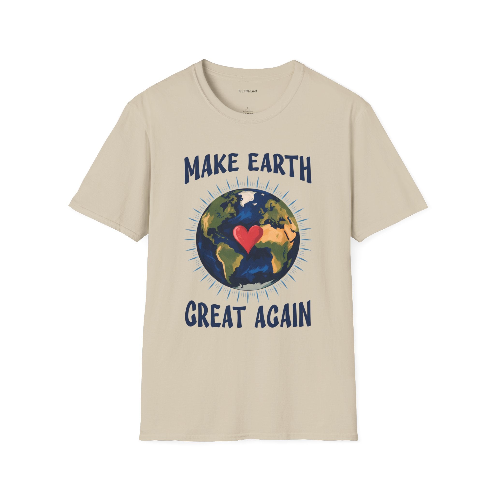Make Earth Great 01 Unisex Softstyle T-Shirt 100% Cotton