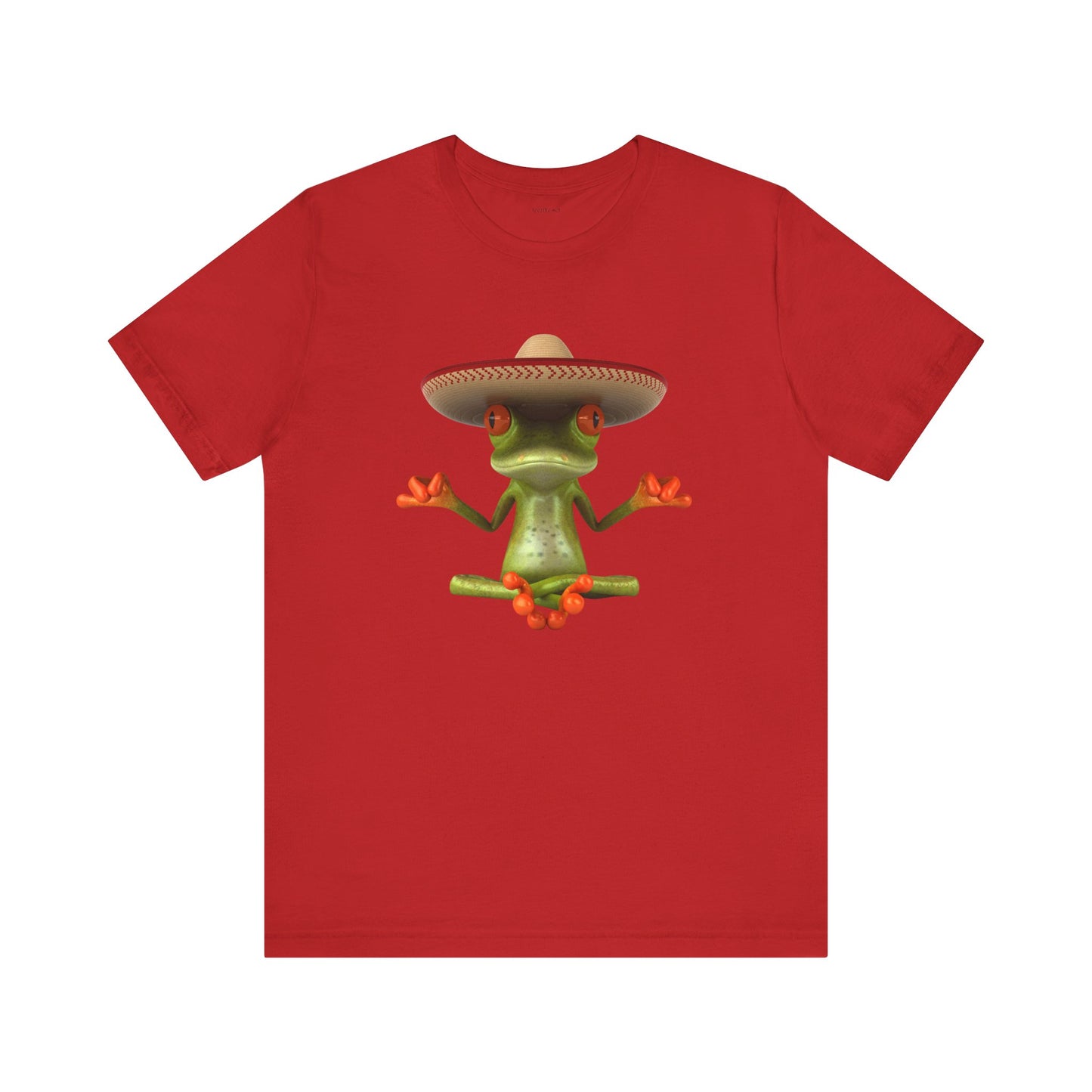 Frog Meditating - Unisex Jersey Short Sleeve Tee