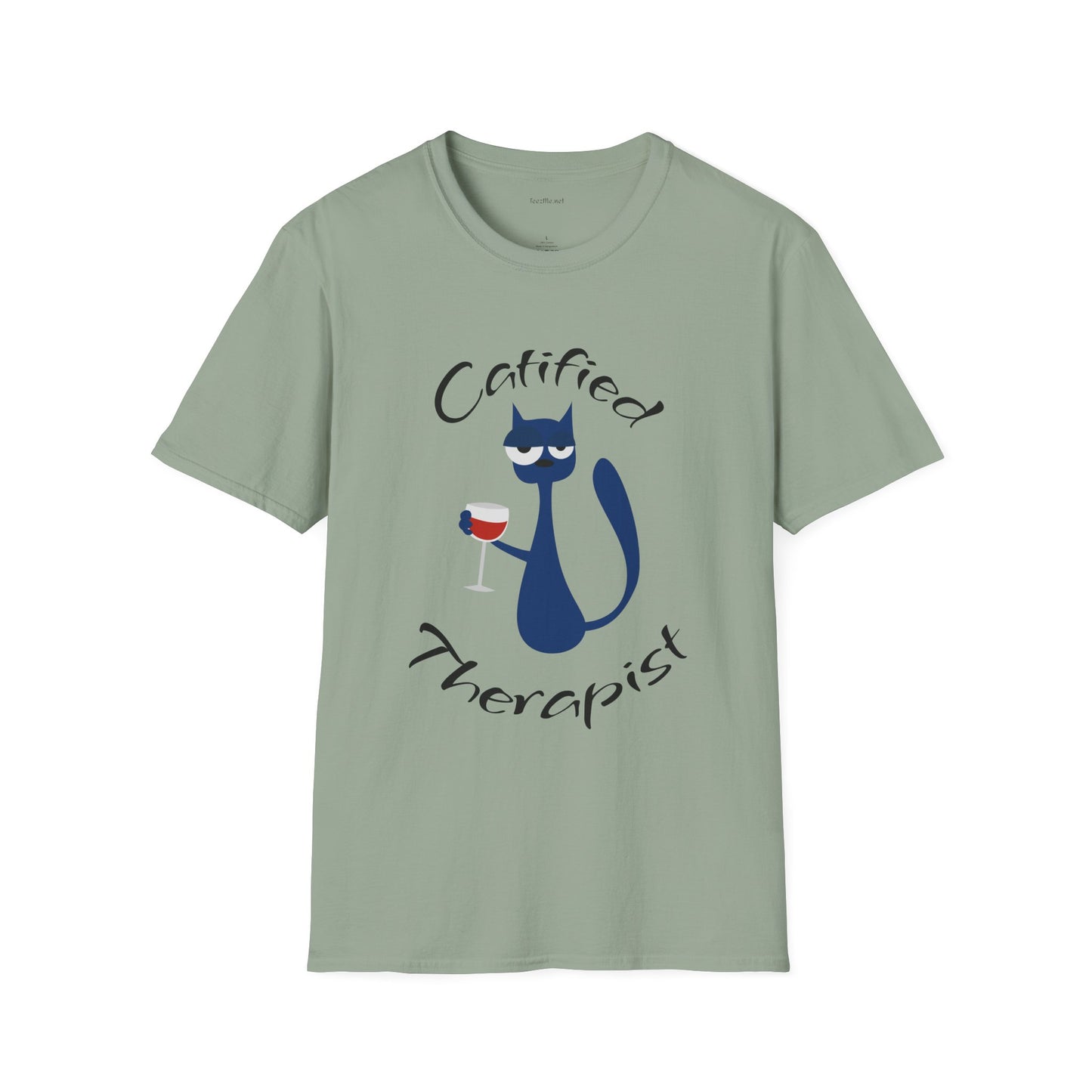 Catified Therapist - Unisex Softstyle T-Shirt 100% Cotton Graphic