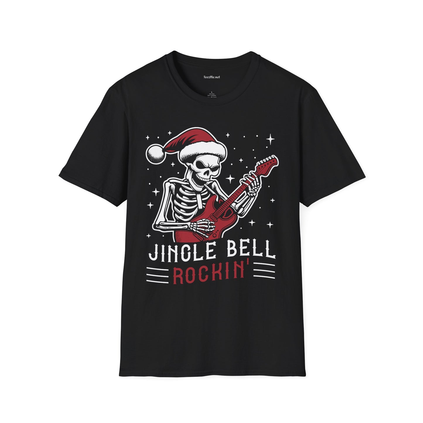 Jingle Bell Rockin' Unisex Softstyle T-Shirt 100% Cotton Graphic