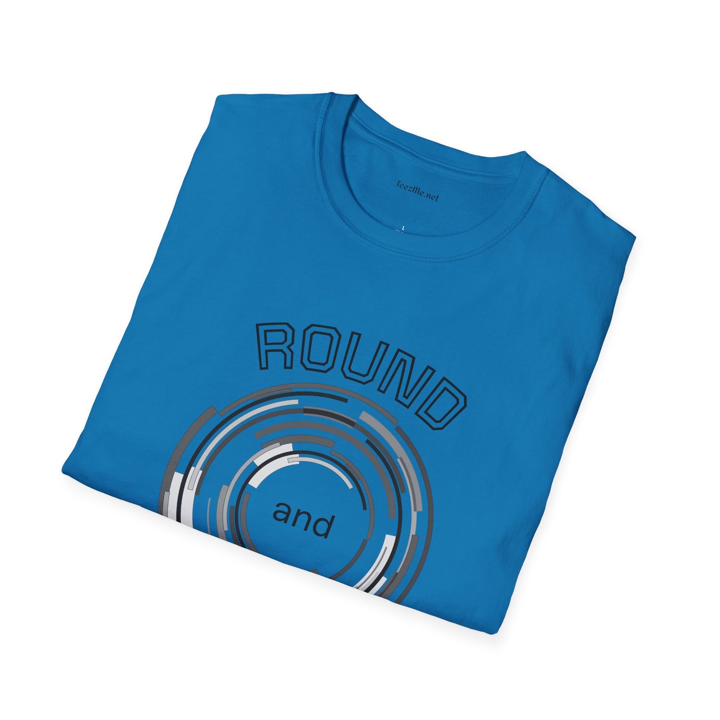 Round and Round - Unisex Softstyle T-Shirt 100% Cotton Graphic