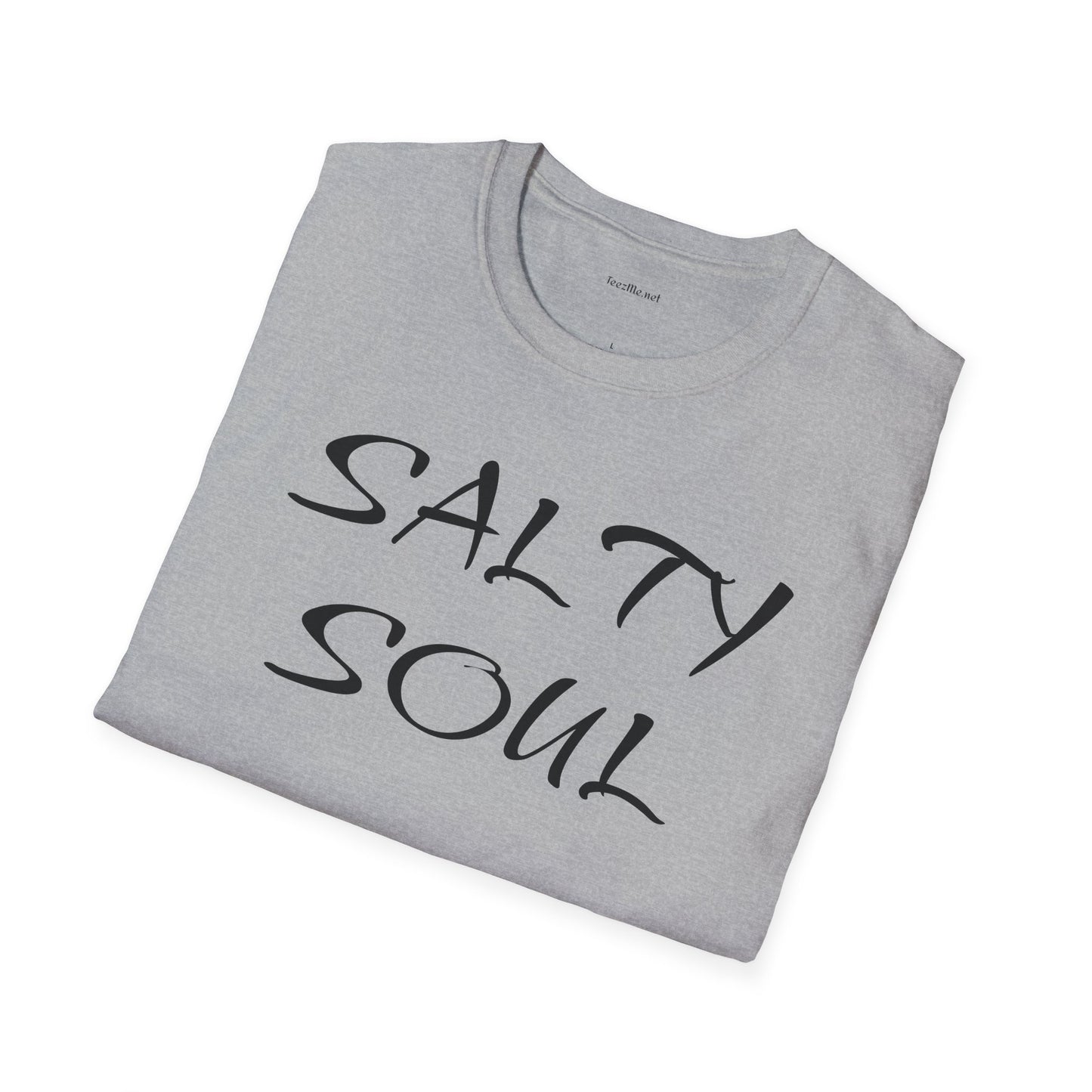 Salty Soul  - Unisex Softstyle T-Shirt 100% Cotton Graphic