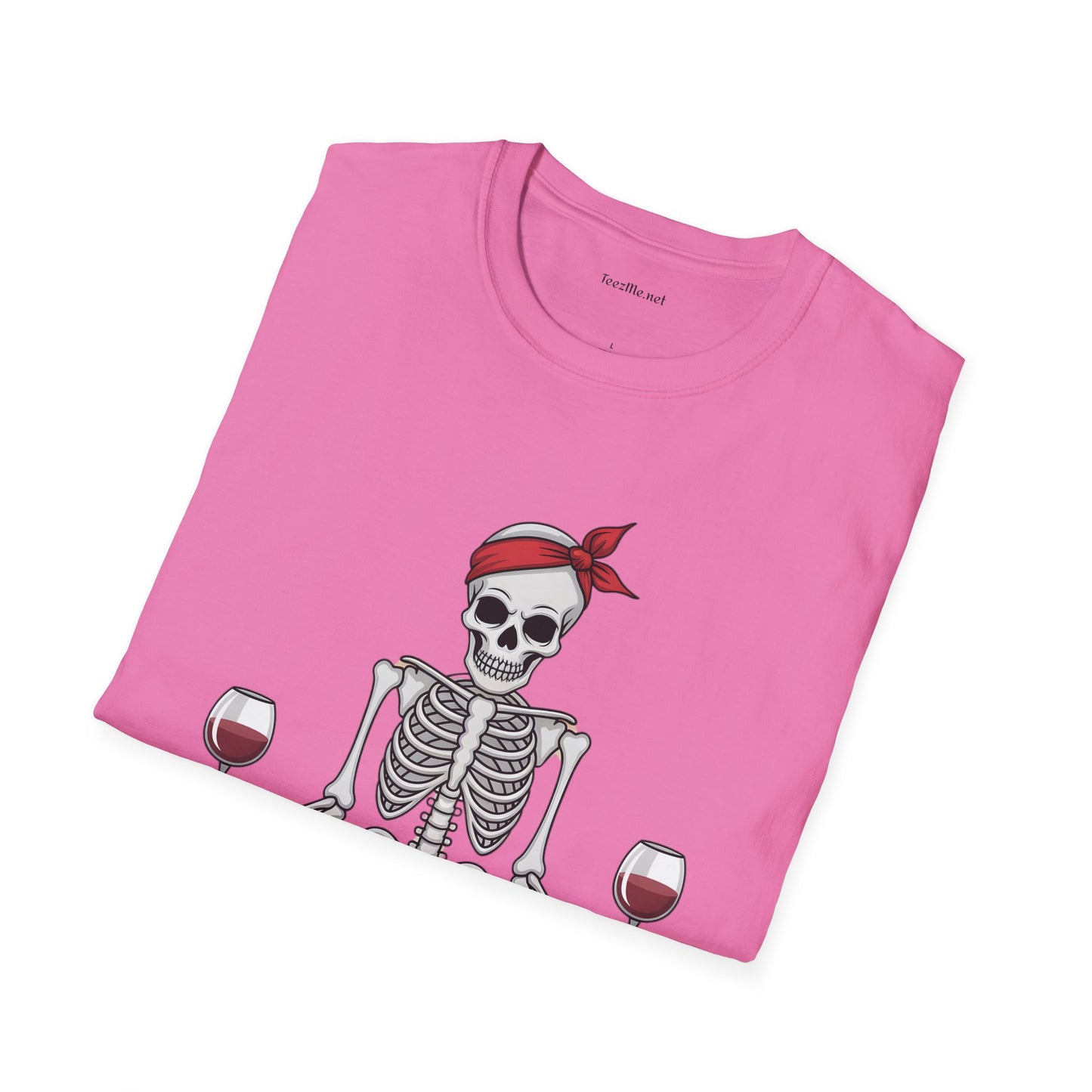 Namaste Skeleton - Unisex Softstyle T-Shirt 100% Cotton Graphic
