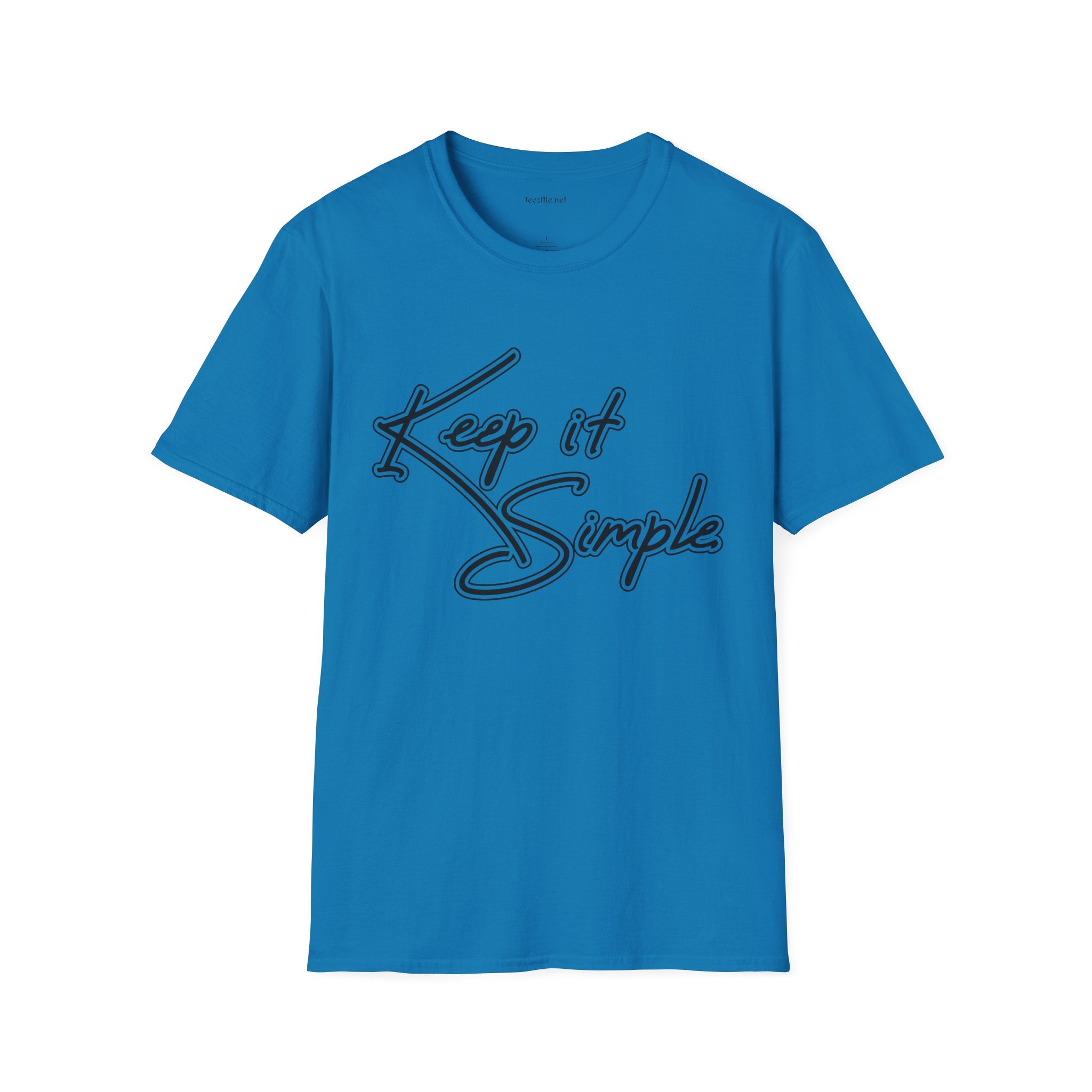 Keep It Simple T-Shirt — Minimalist Script Graphic Tee