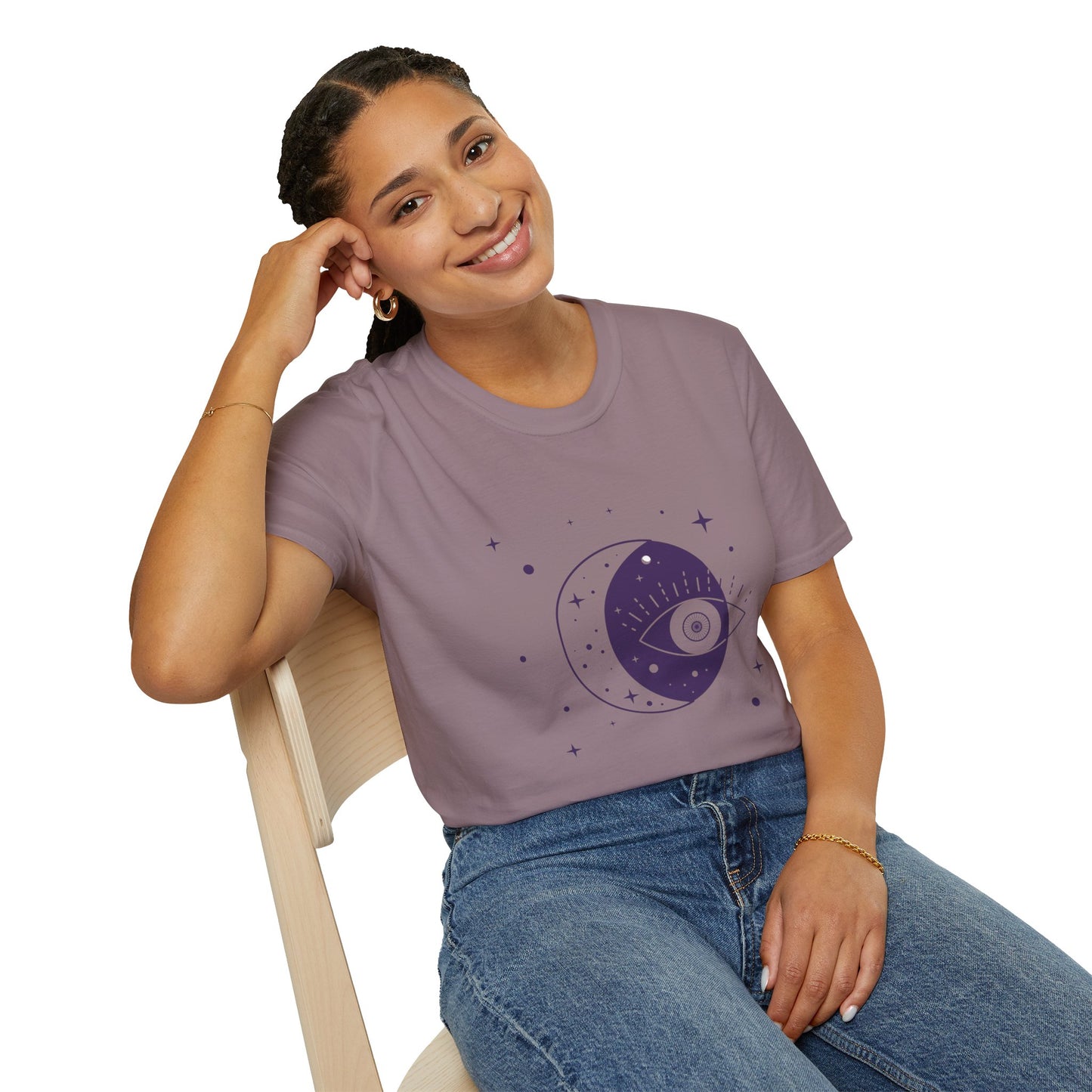 Mystic Eye - Unisex Softstyle T-Shirt 100% Cotton Graphic
