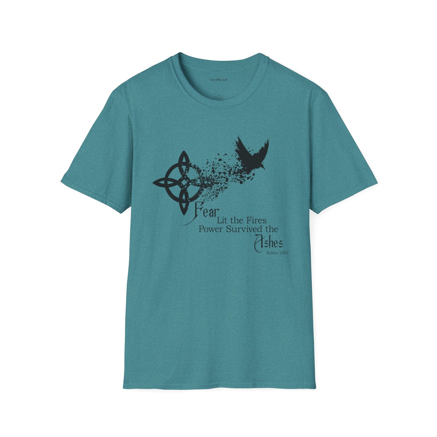 Fear Lit the Fires Unisex SoftStyle T-Shirt 100% Cotton Graphic