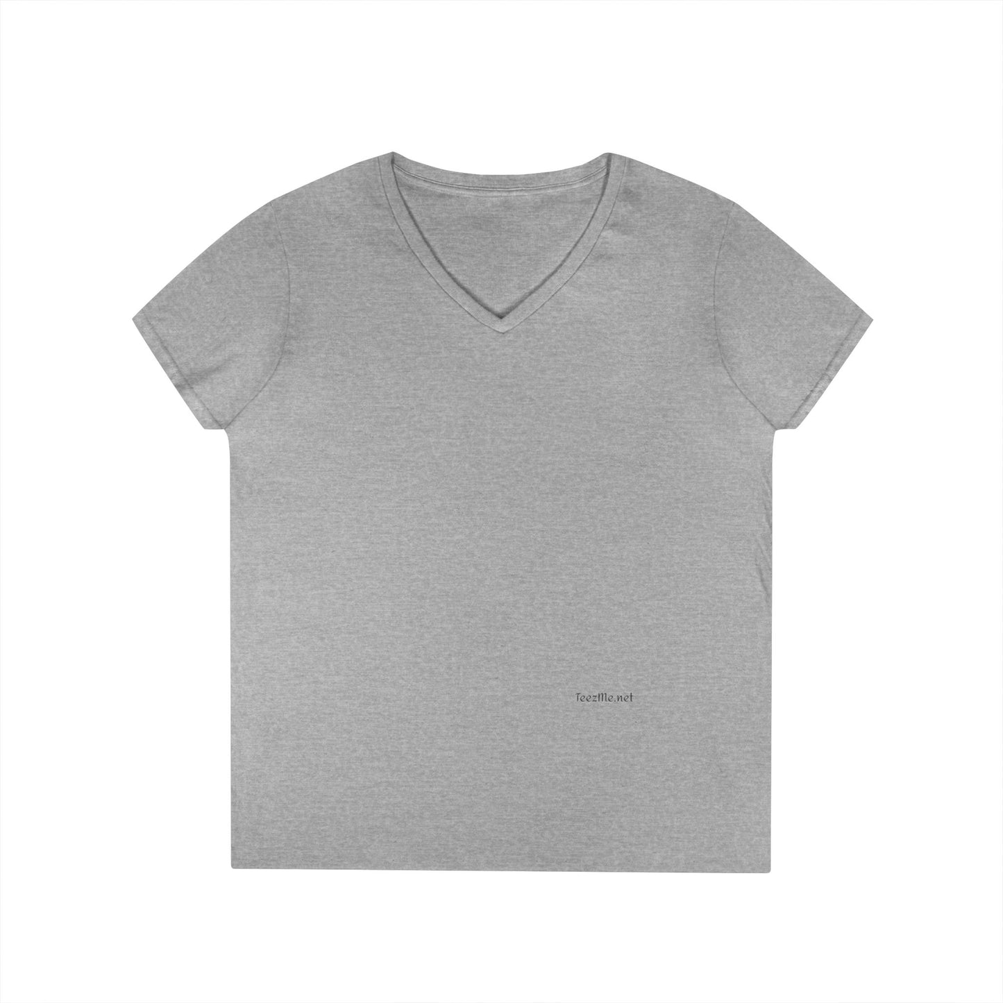 Angel Wings (back) - Ladies' V-Neck T-Shirt 100% cotton