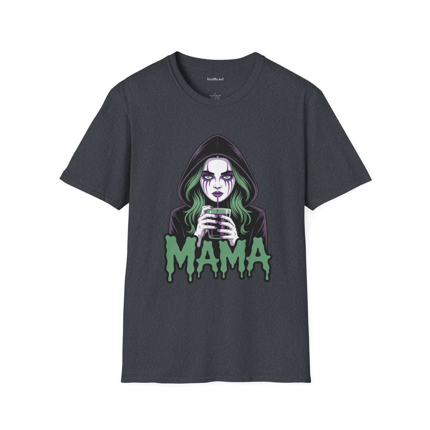 Cute Horror Mama Unisex Soft Style T-Shirt 100% Cotton Graphic
