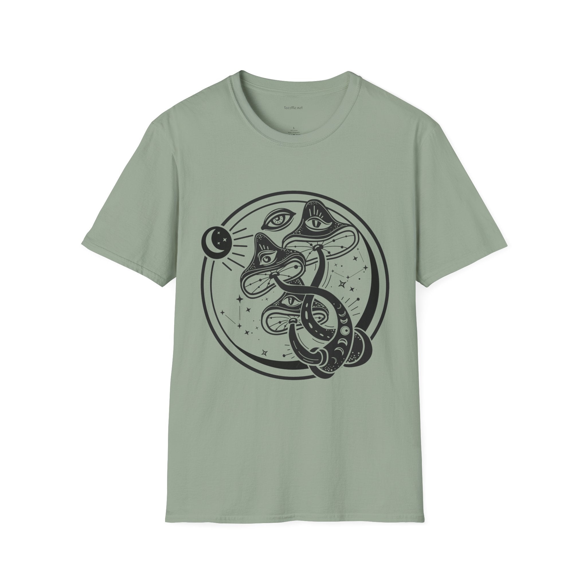 Mushrooms - Unisex Softstyle T-Shirt 100% Cotton Graphic
