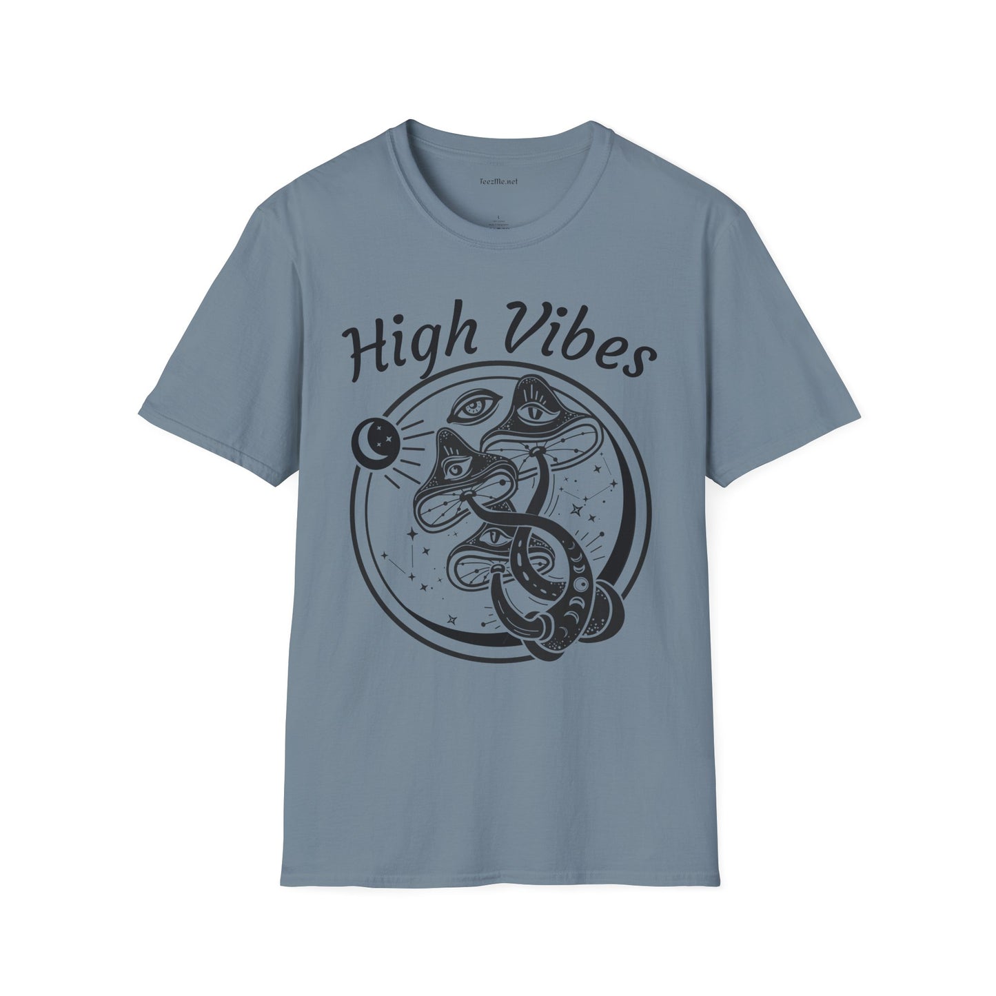 High Vibes Unisex Softstyle T-Shirt 100% Cotton Graphic