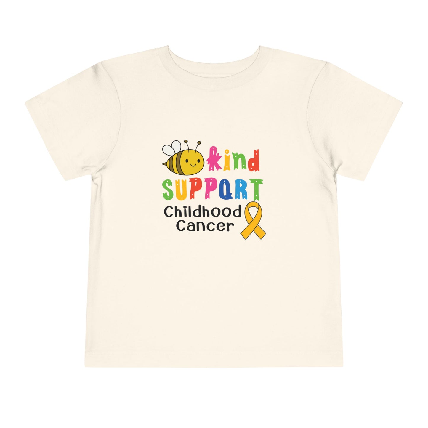 Bee Kind (Support Childhood Cancer)- Kids Softstyle Tee Children