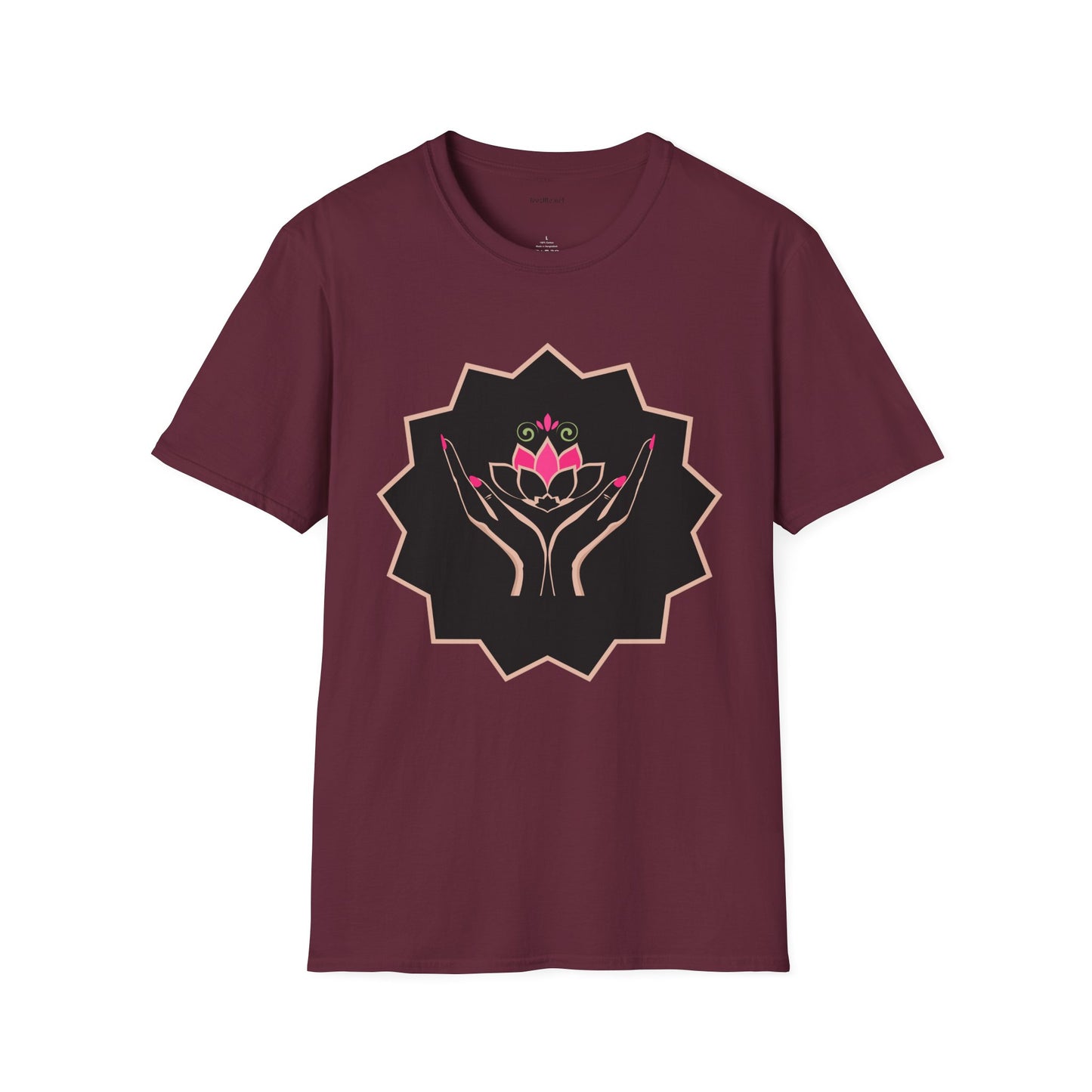 Pink Lotus - Unisex Softstyle T-Shirt 100% Cotton Graphic