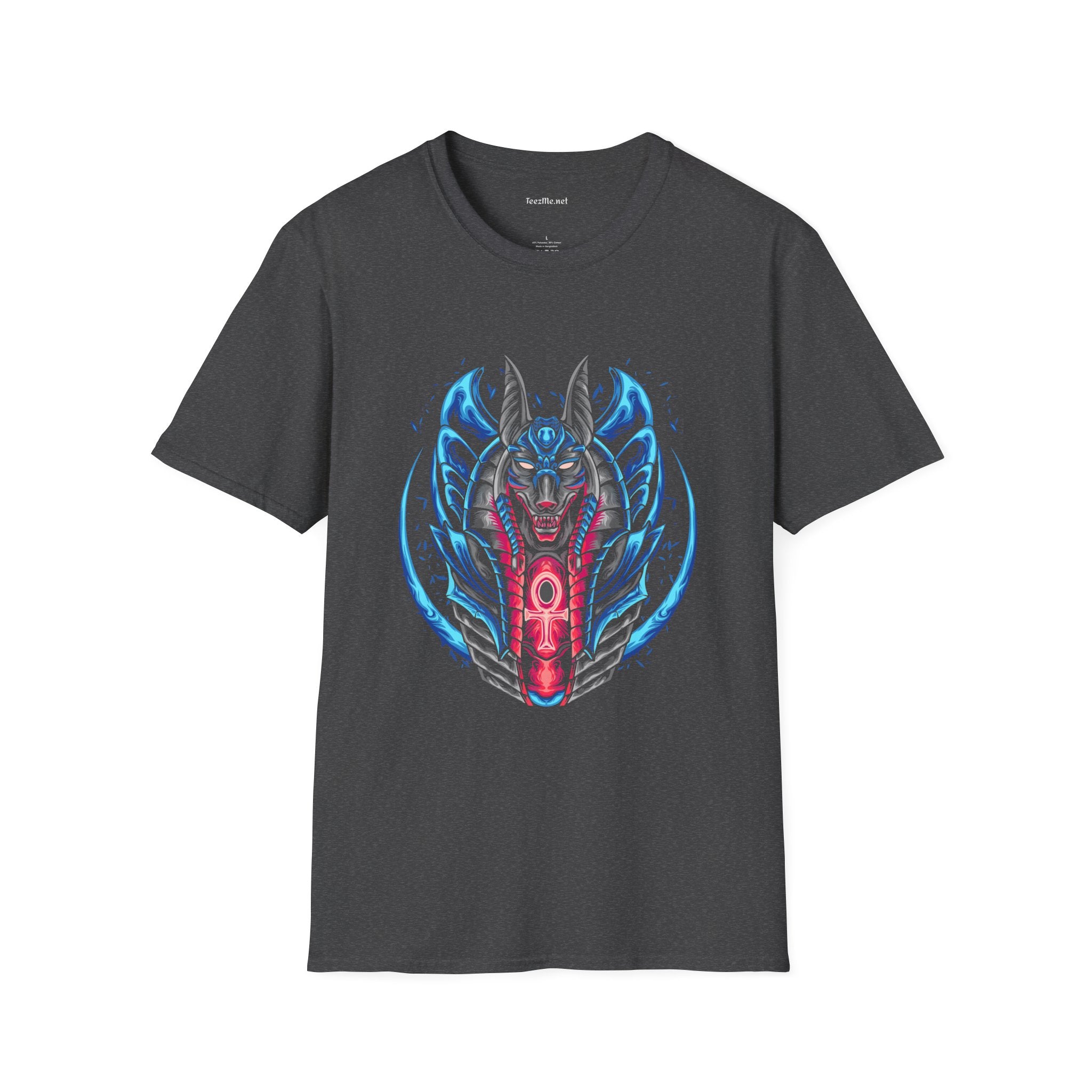 The Anubis Eqyptian Unisex Softstyle T-Shirt 100% Cotton