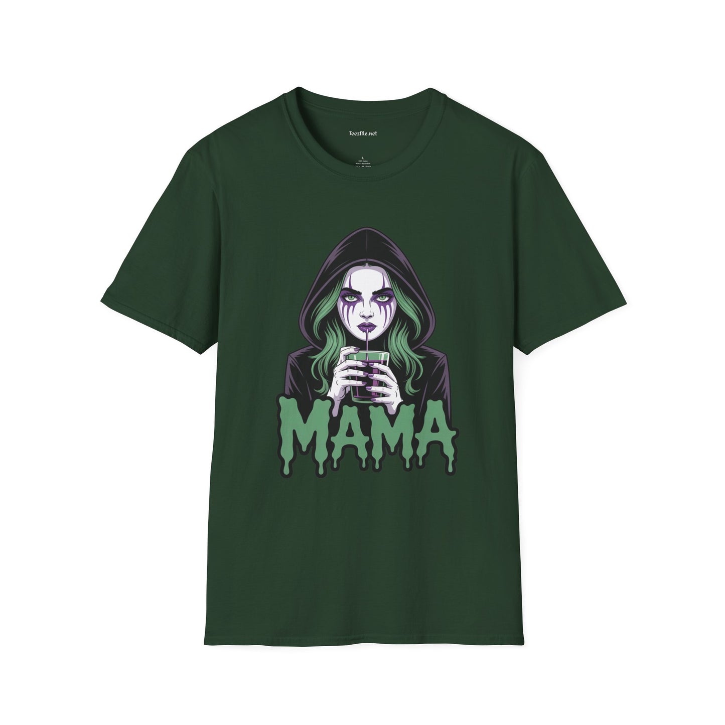 Cute Horror Mama Unisex Soft Style T-Shirt 100% Cotton Graphic