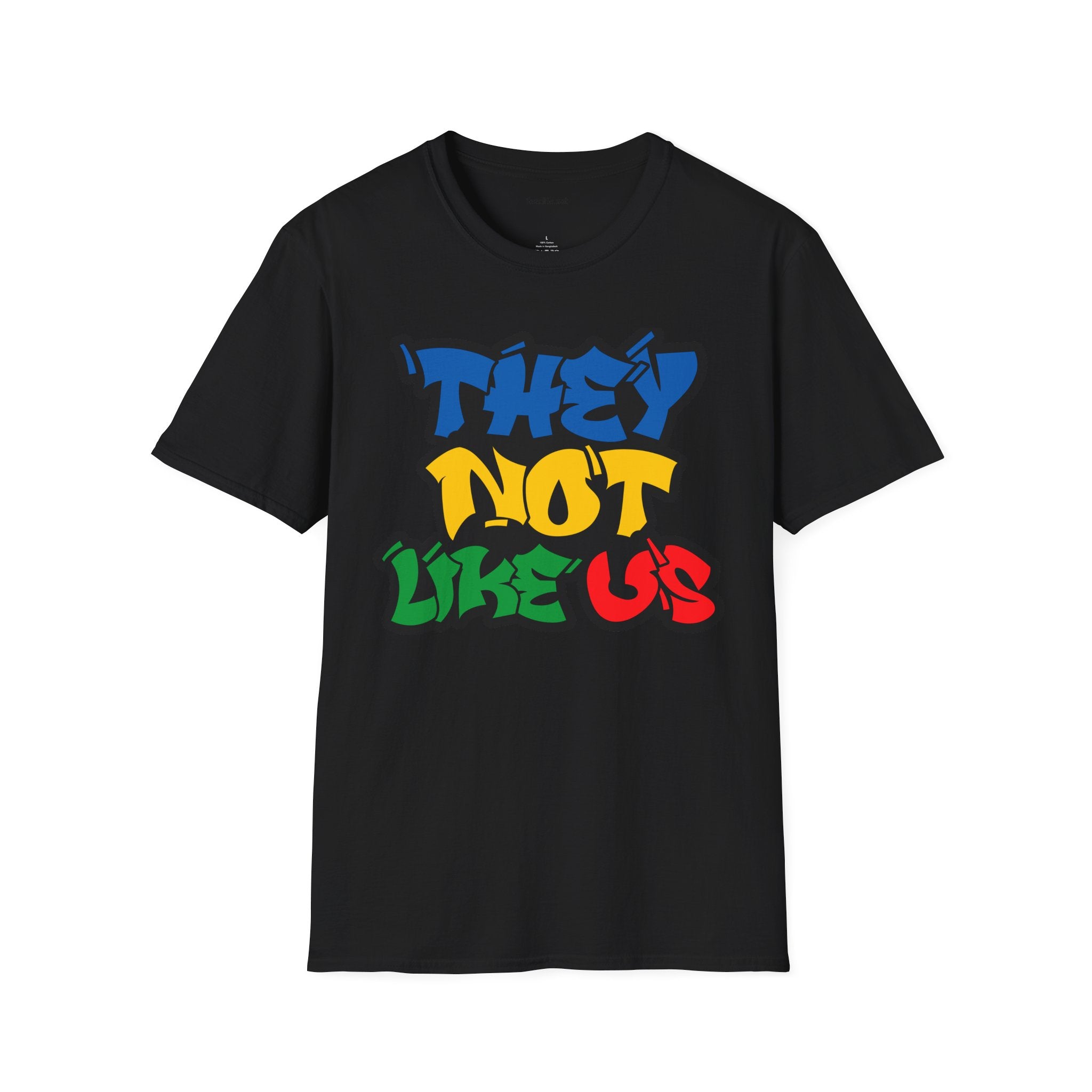They Not Like Us (color) Unisex SoftStyle T-Shirt 100% Cotton