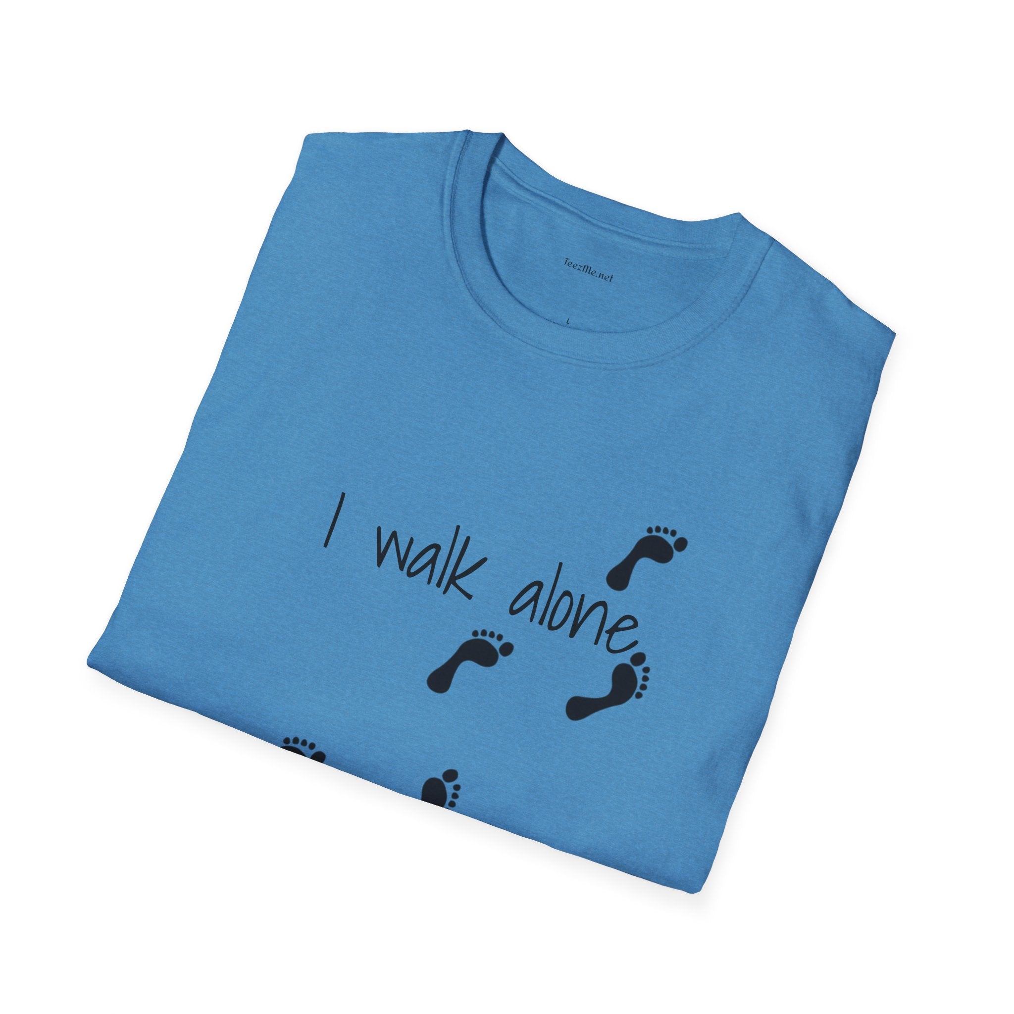 I walk alone - Unisex Softstyle T-Shirt 100% Cotton Graphic