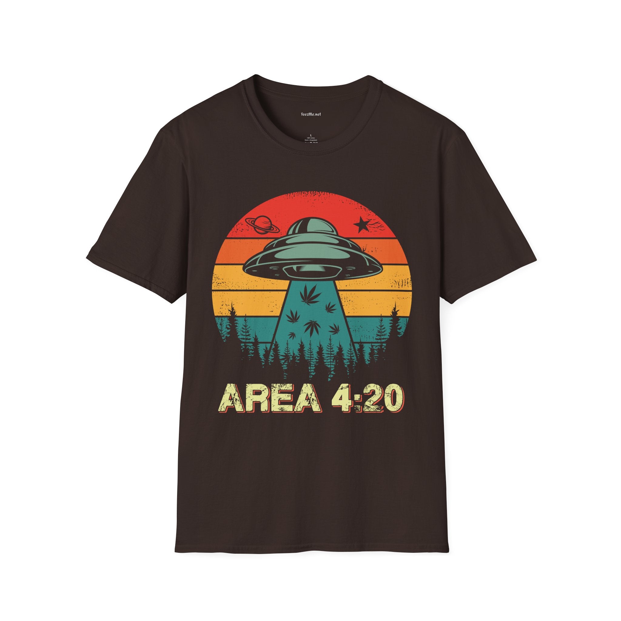 Area 420 Unisex Softstyle T-Shirt 100% Cotton Graphic