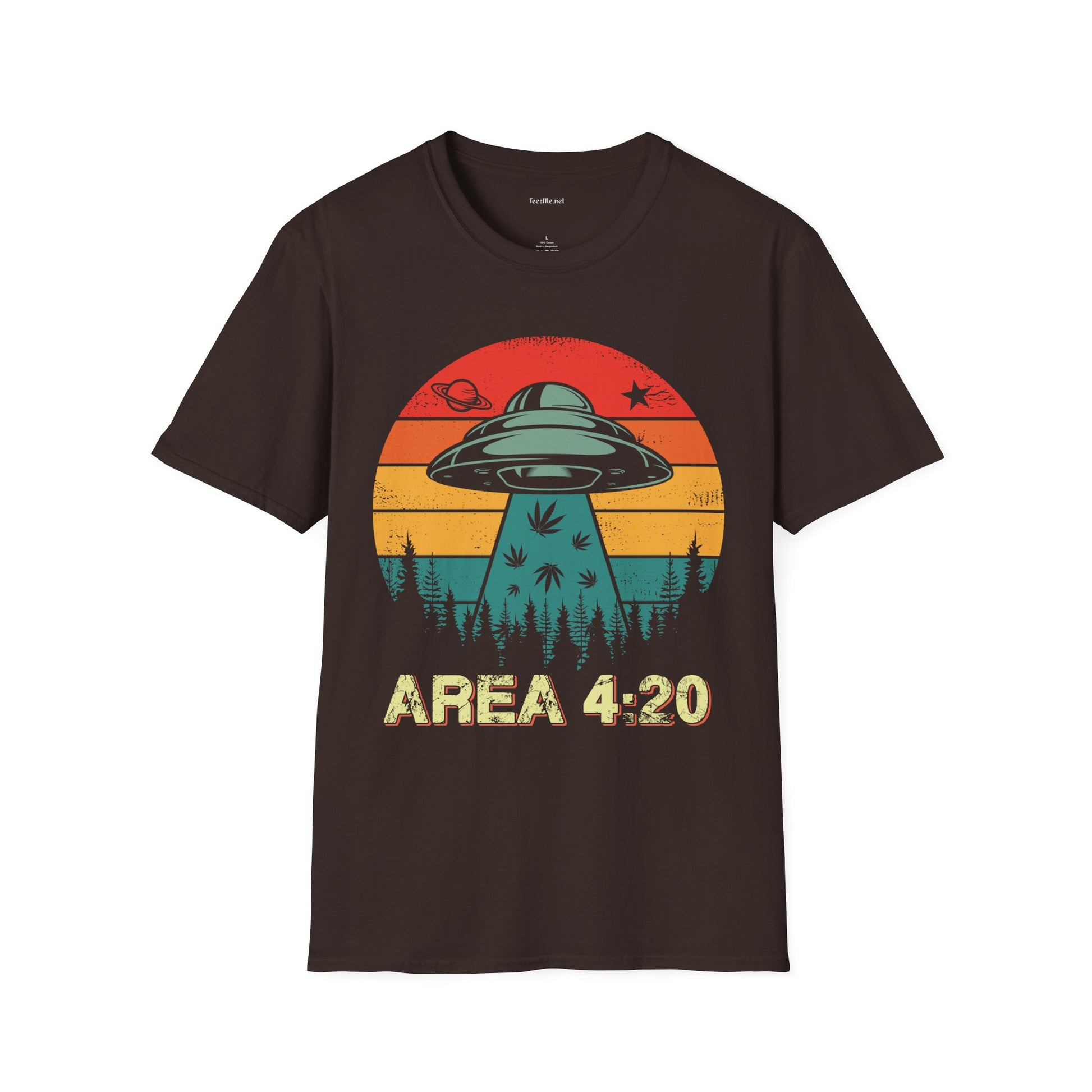 Area 420 Unisex Softstyle T-Shirt 100% Cotton Graphic
