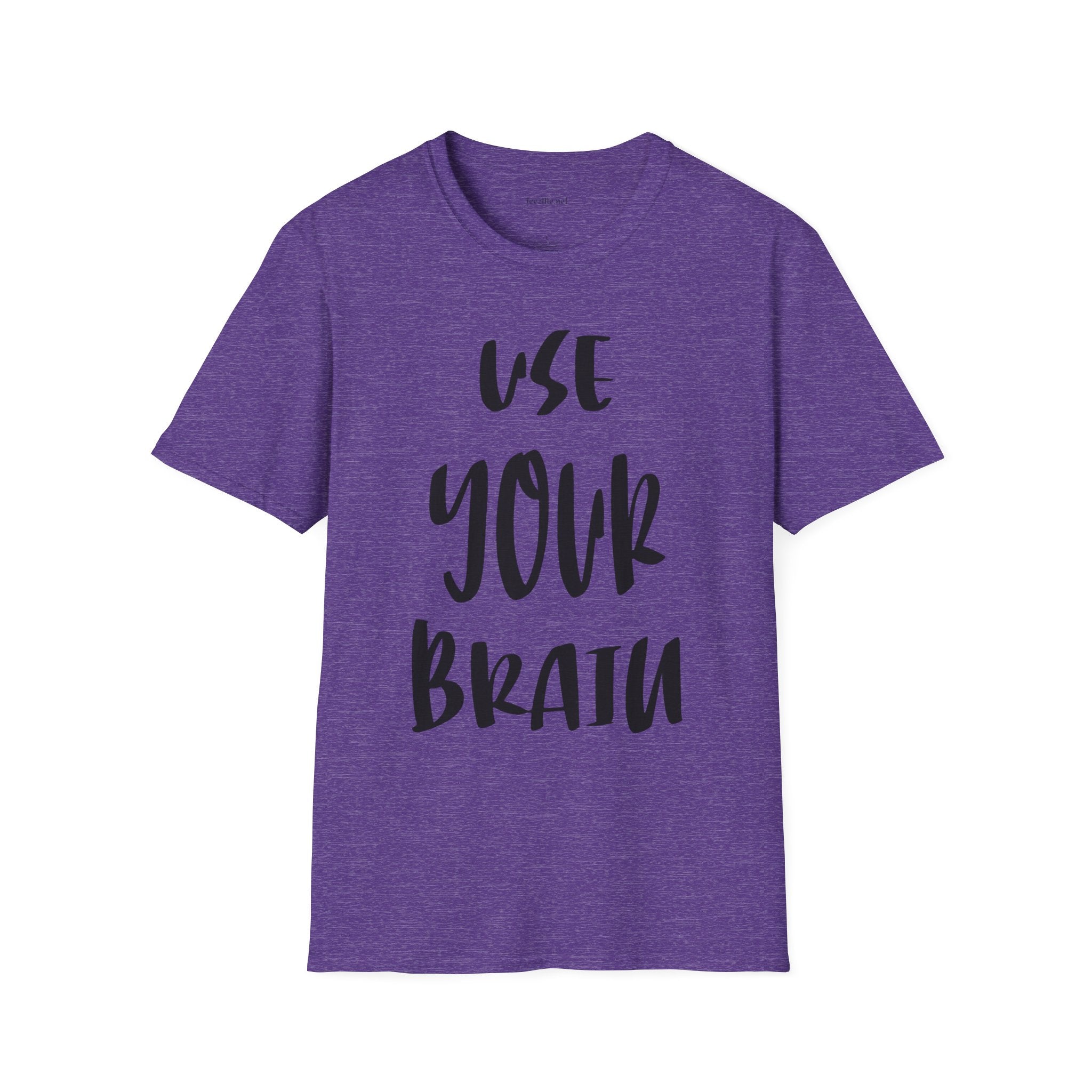 Use Your Brain Unisex Soft Style T-Shirt 100% Cotton Graphic