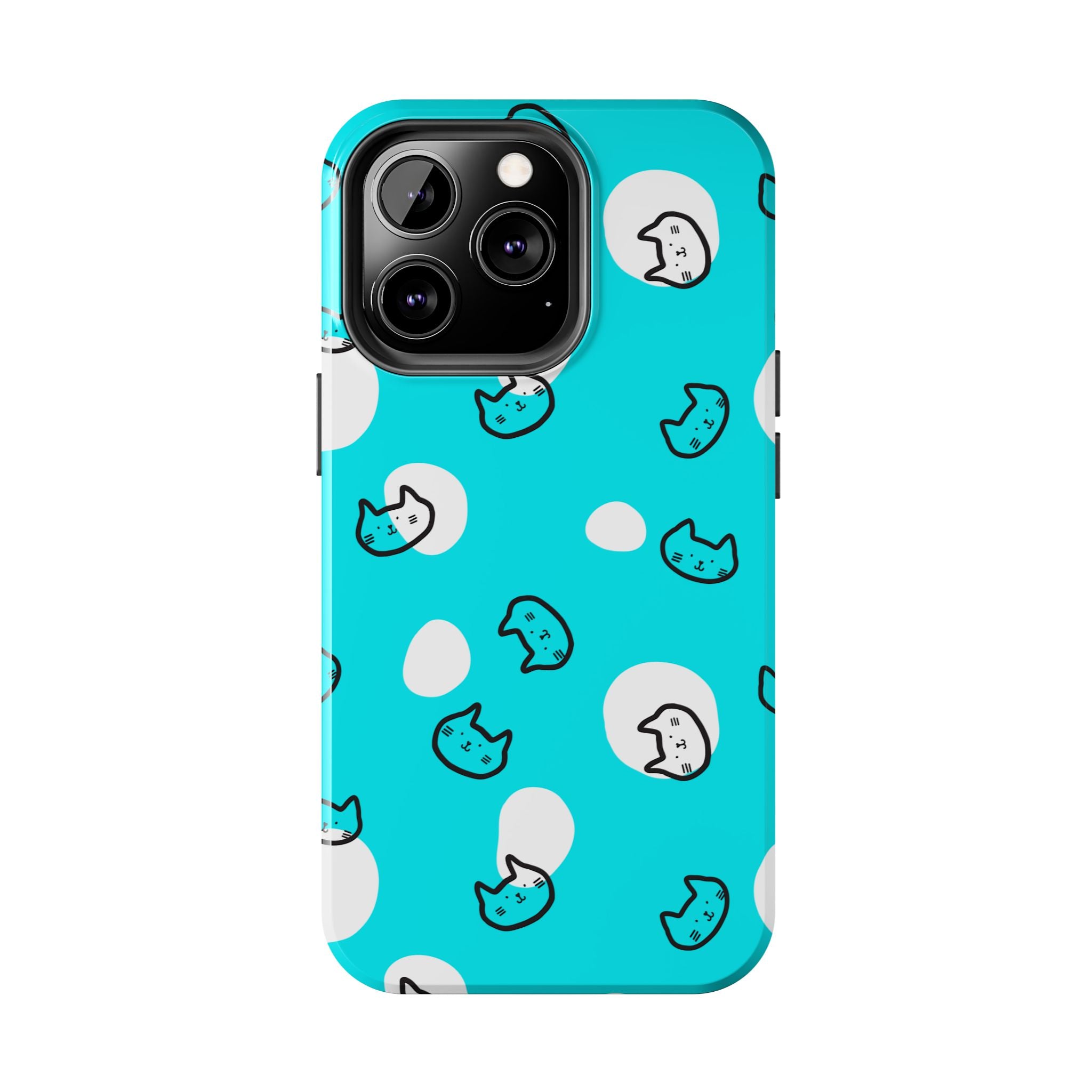 Cute Cat Pattern Cell Phone Case Tough Phone Cases