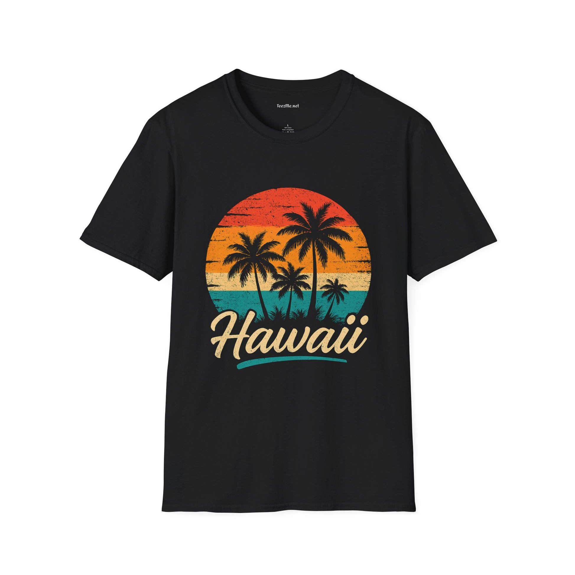 Retro Hawaii Unisex Softstyle T-Shirt 100% Cotton