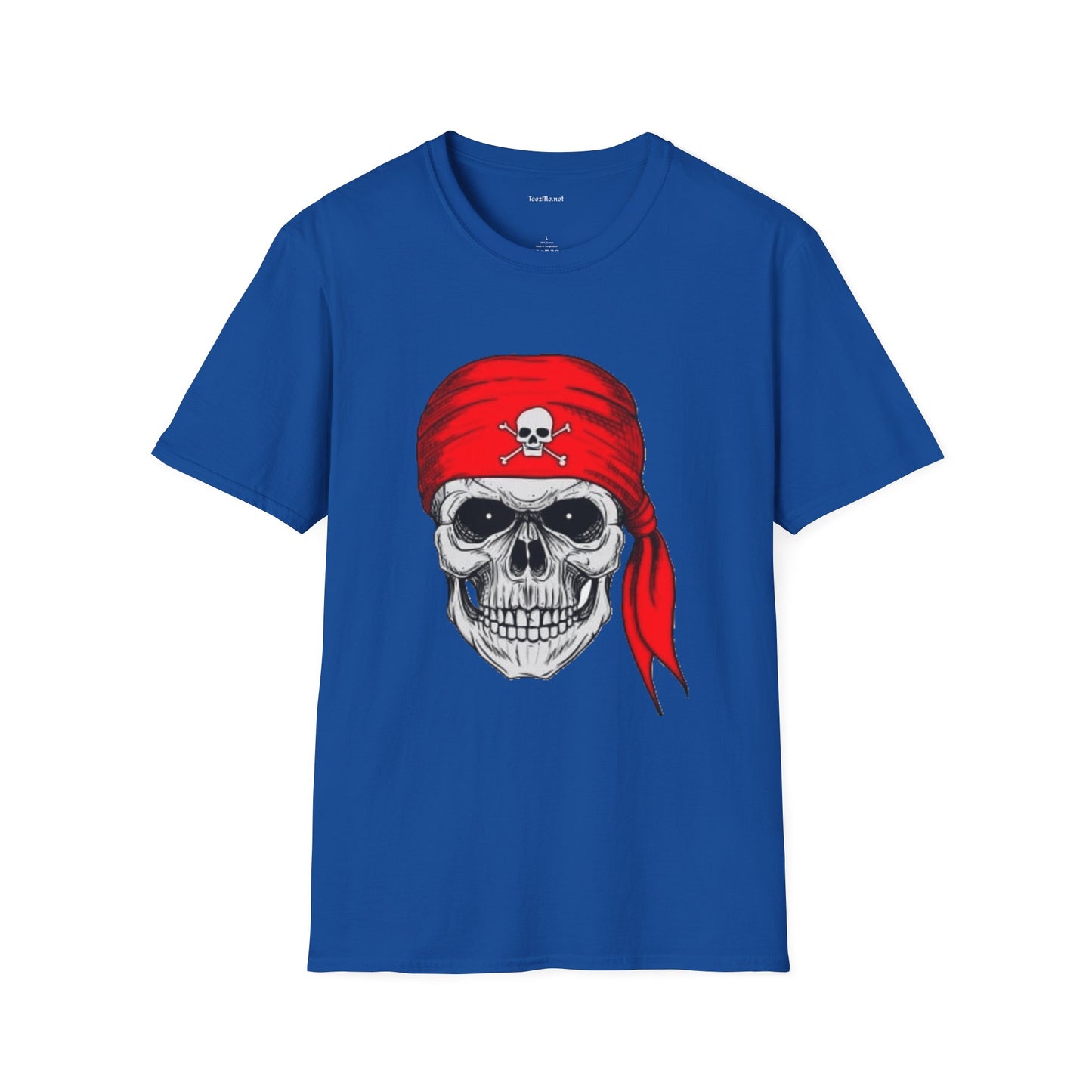 Pirate- Unisex Softstyle T-Shirt 100% Cotton Graphic