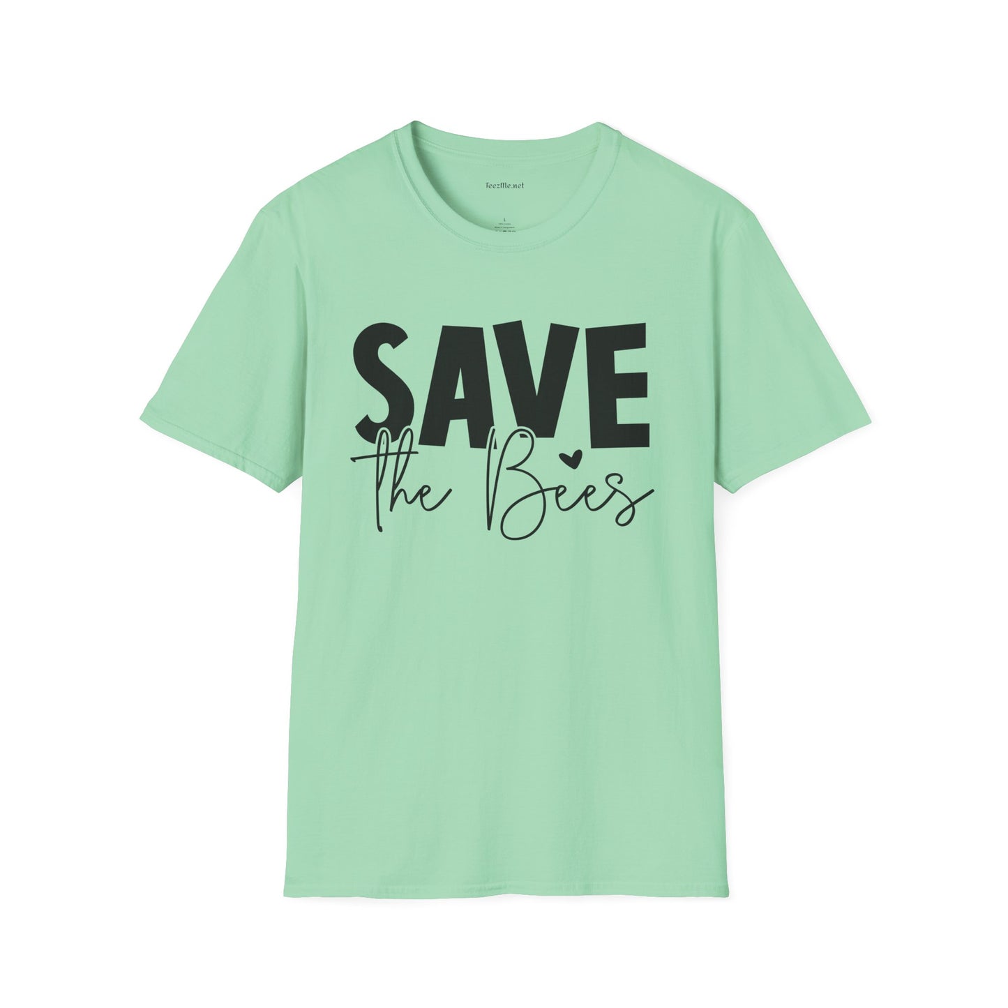 Save The Bees 03 Unisex Soft Style T-Shirt 100% Cotton Graphic