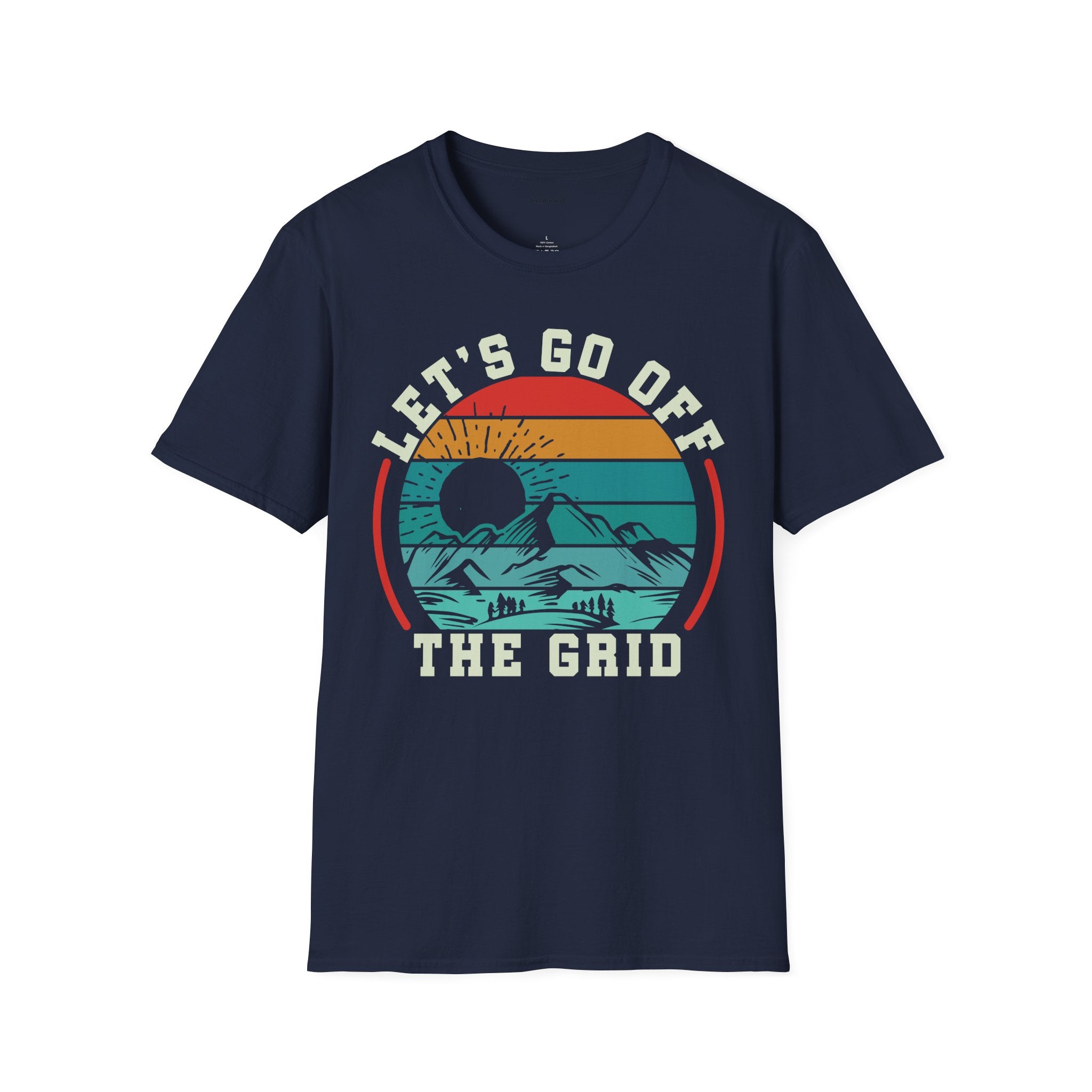 Off Grid - Unisex Softstyle T-Shirt 100% Cotton Graphic
