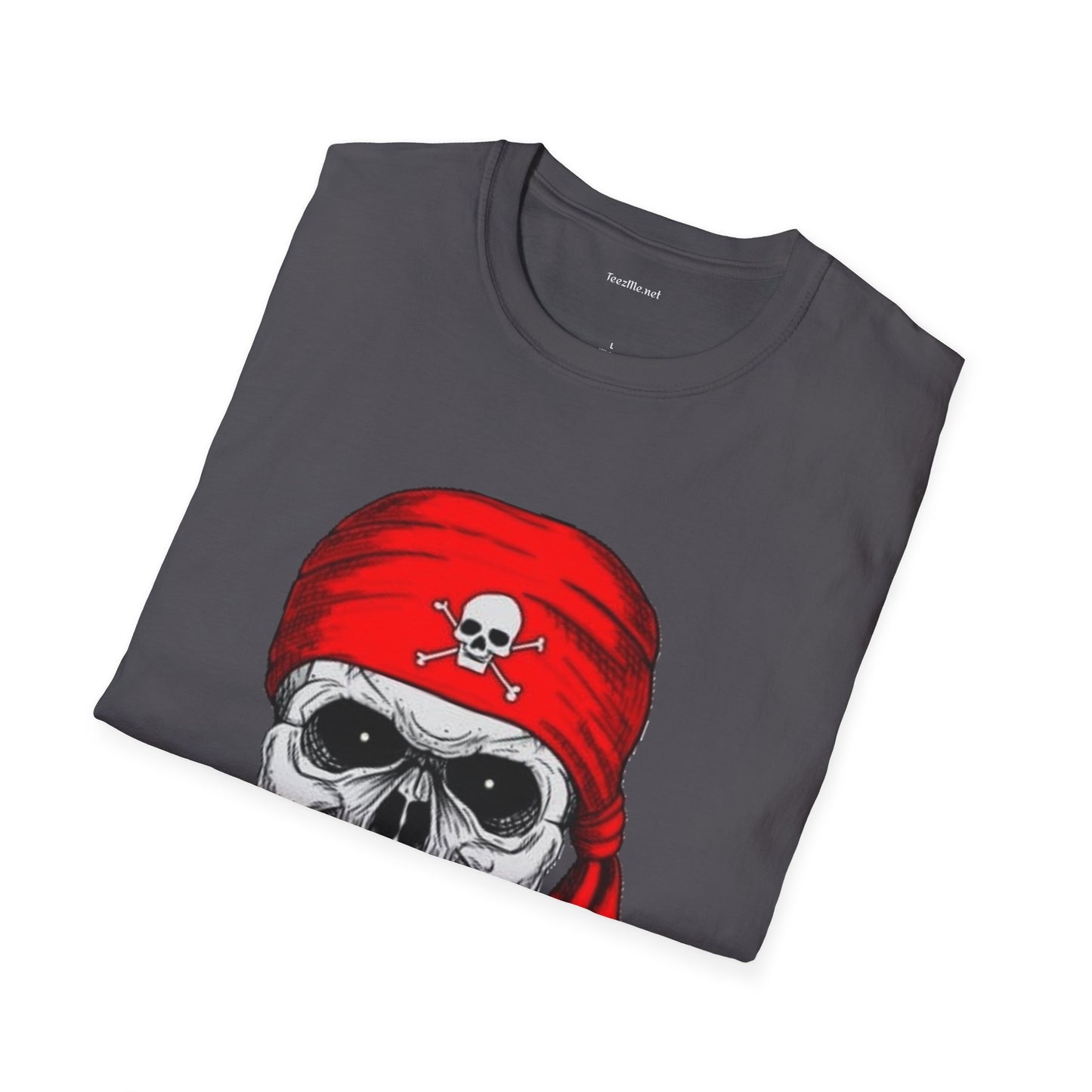 Pirate- Unisex Softstyle T-Shirt 100% Cotton Graphic