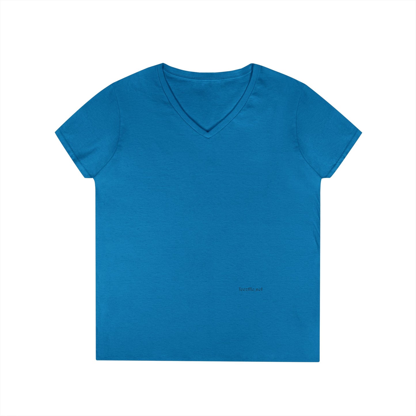Angel Wings (back) - Ladies' V-Neck T-Shirt 100% cotton