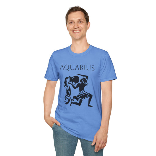AQUARIUS - Unisex Softstyle T-Shirt 100% Cotton Graphic