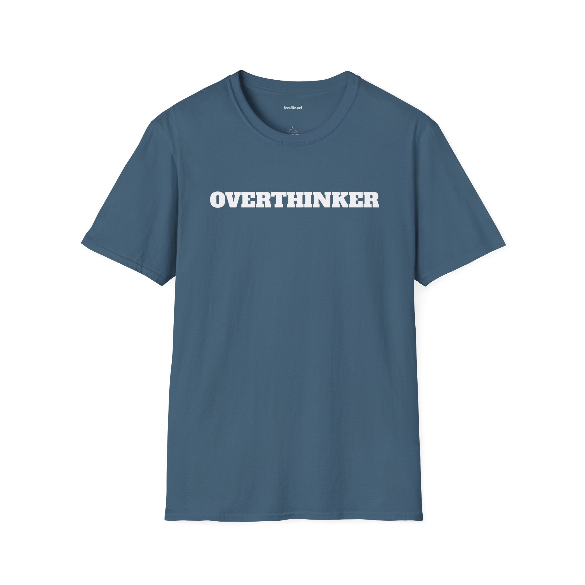OVERTHINKER - Unisex Softstyle T-Shirt 100% Cotton Graphic