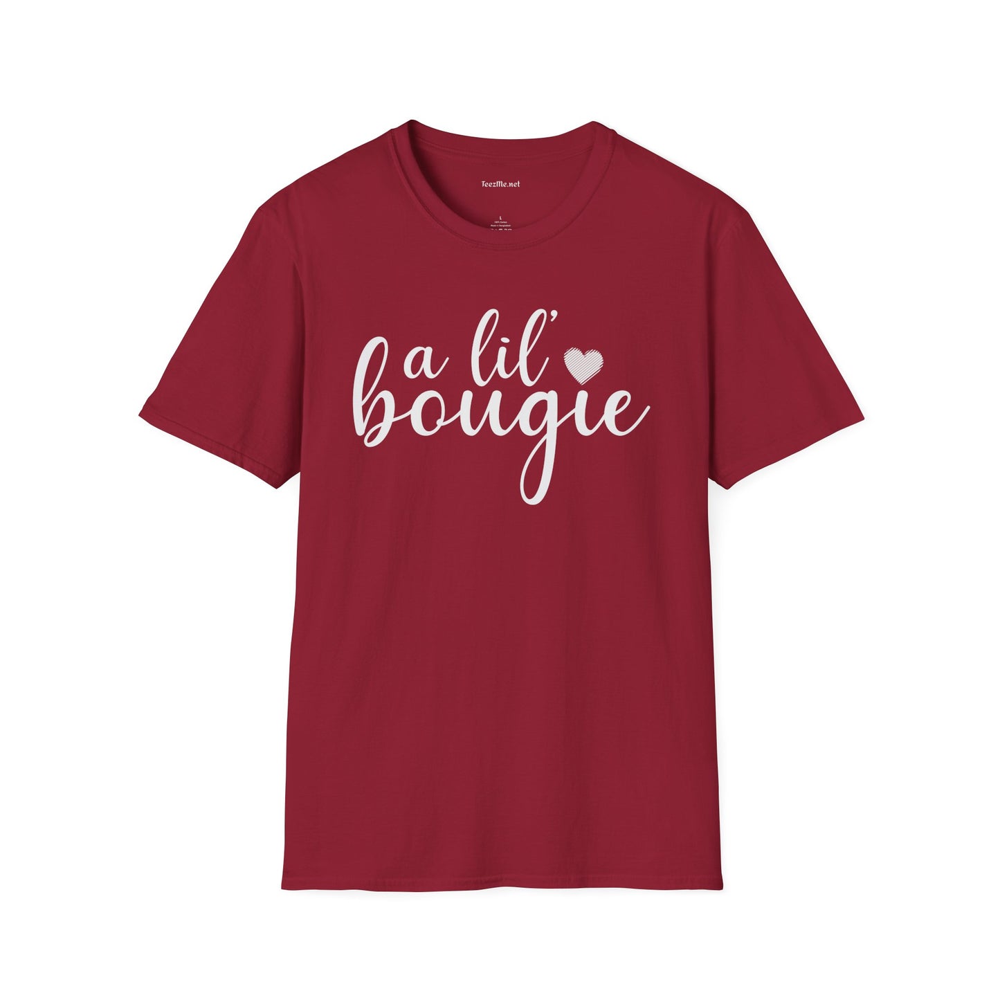 A lil bougie Unisex Softstyle T-Shirt 100% Cotton Graphic