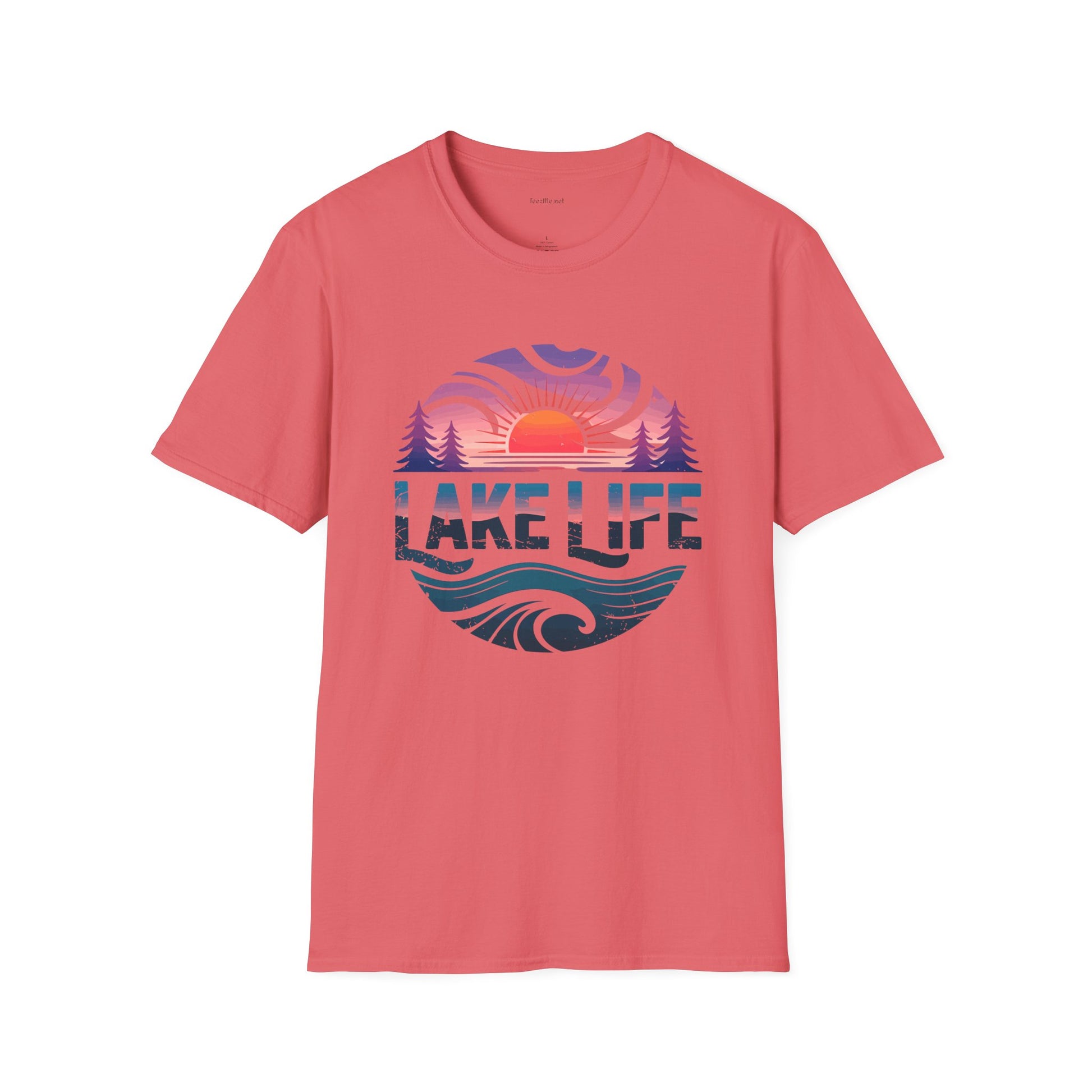 Lake Life  - Unisex Softstyle T-Shirt 100% Cotton Graphic