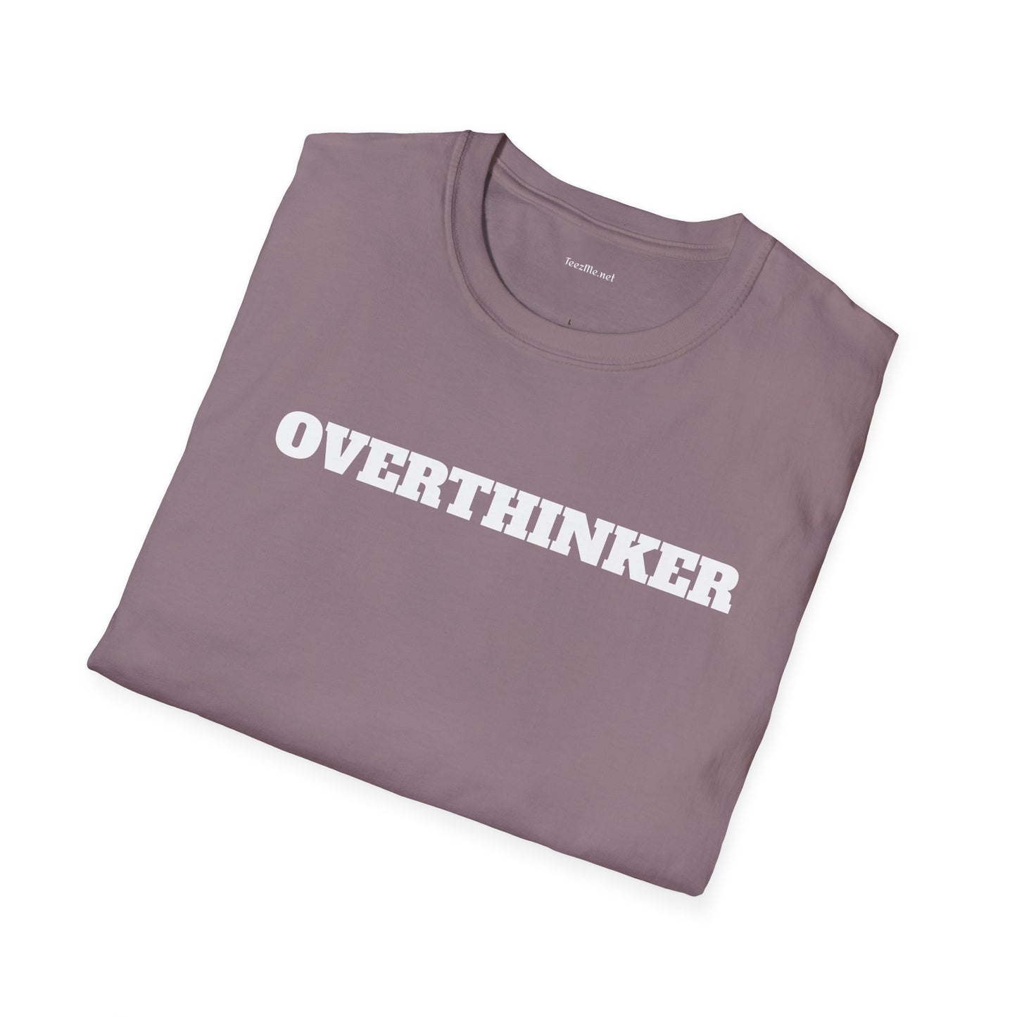 OVERTHINKER - Unisex Softstyle T-Shirt 100% Cotton Graphic