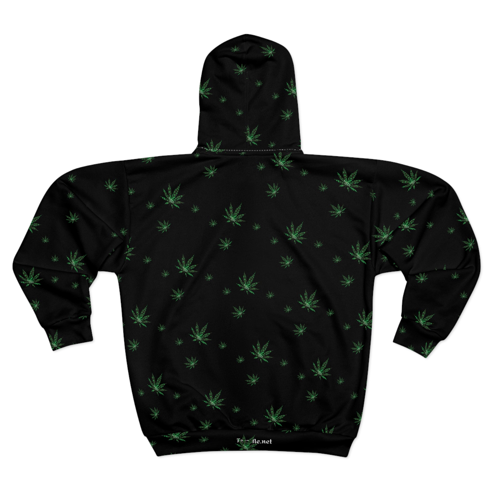 Plant Leaves Unisex Zip Hoodie (AOP)