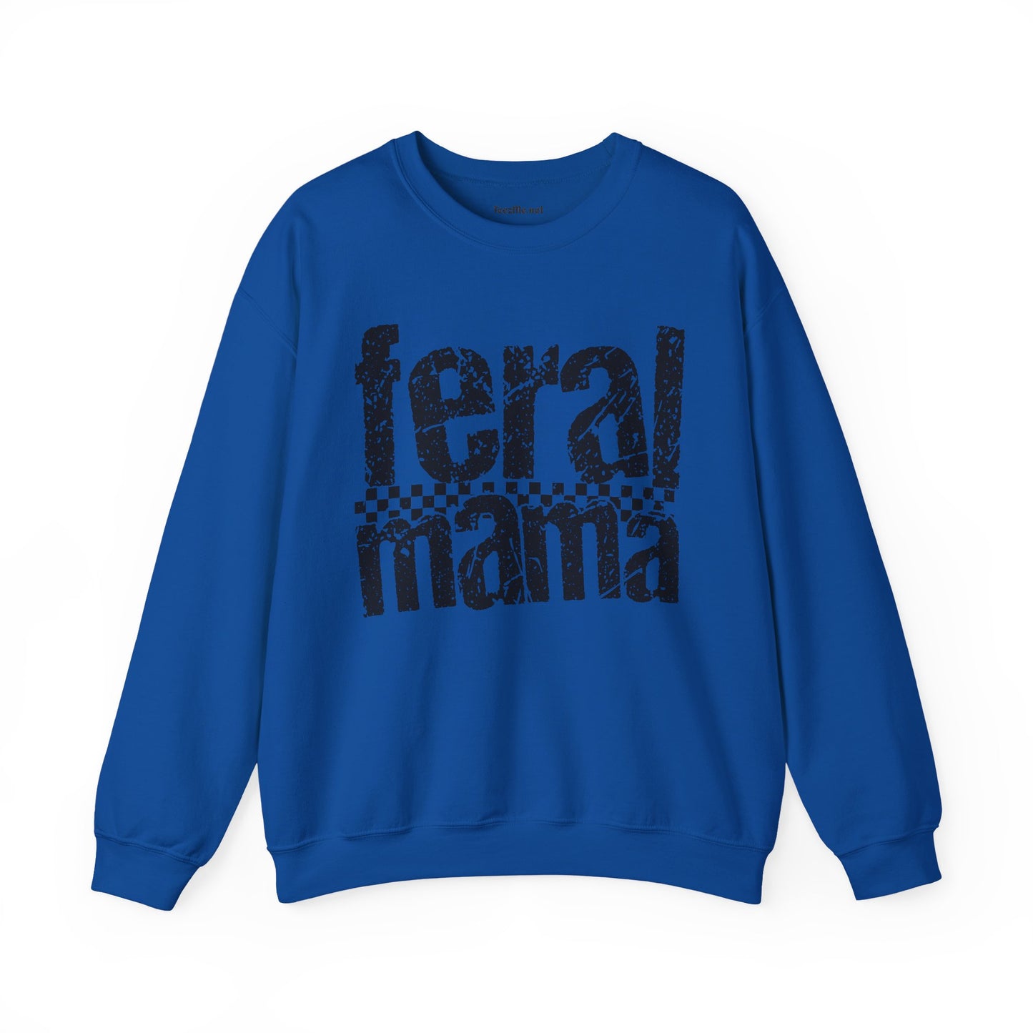 Feral Mama Unisex Heavy Blend™ Crewneck Sweatshirt Graphic