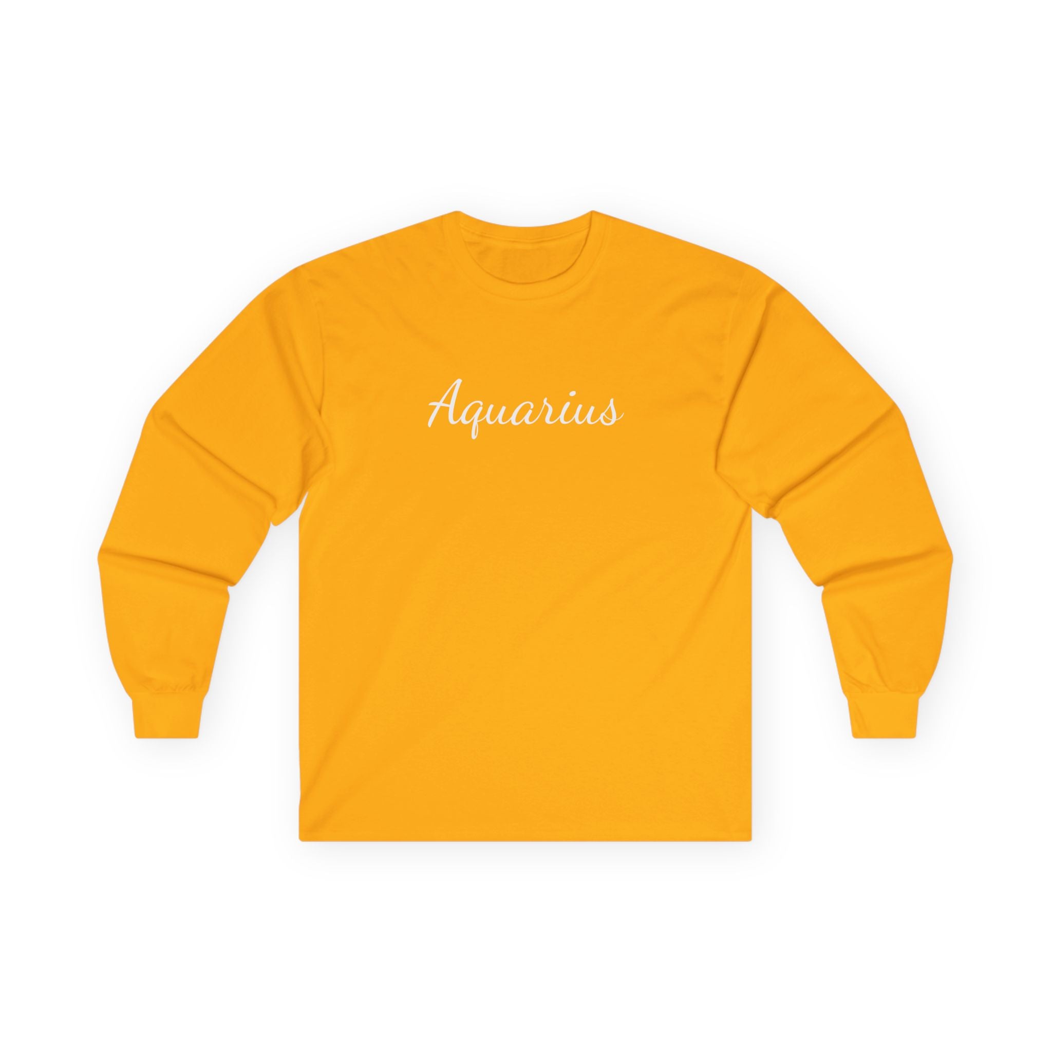 Aquarius - Unisex Ultra Cotton Long Sleeve Tee #zodiac #tarot