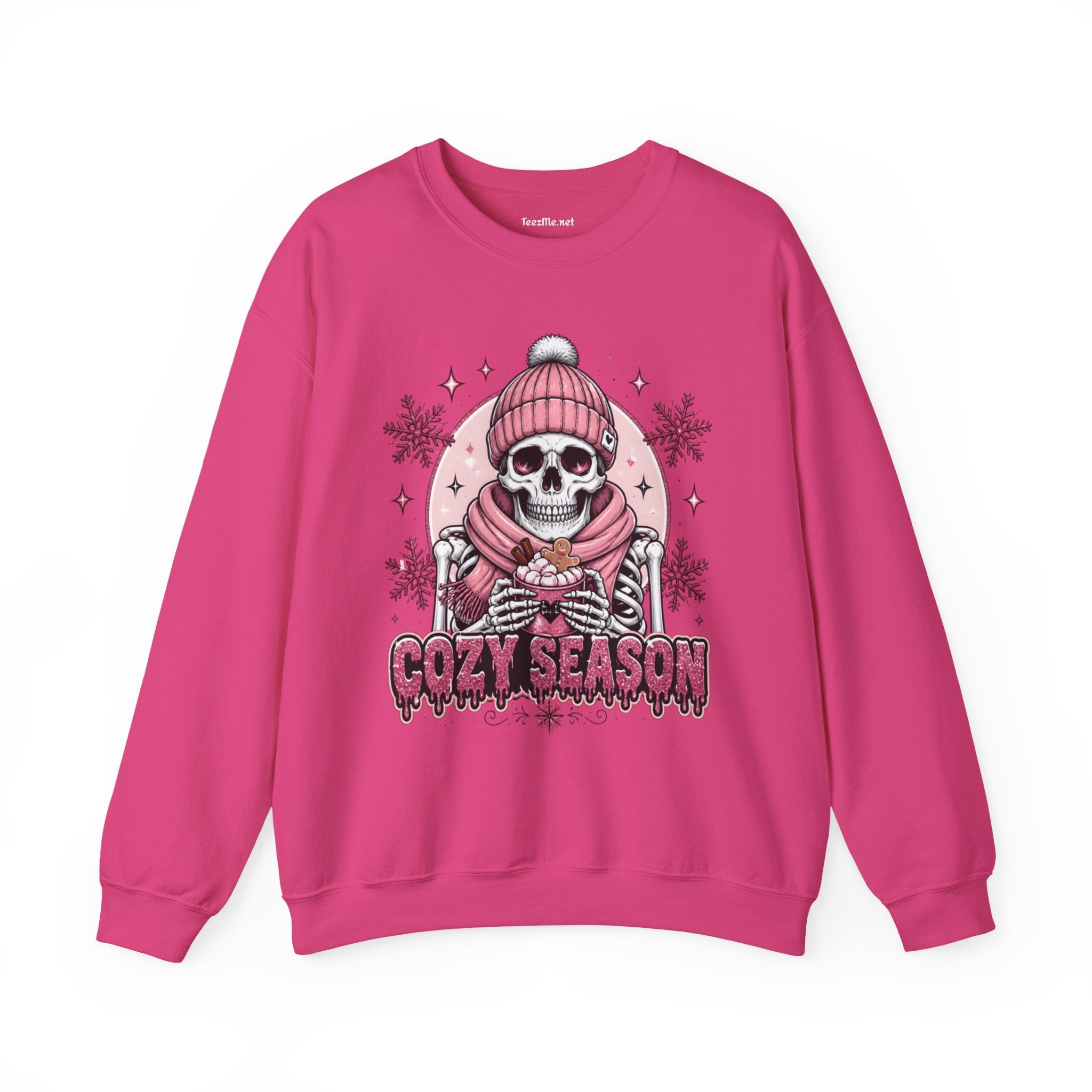 Cozy Season Skeleton Crewneck Sweatshirt