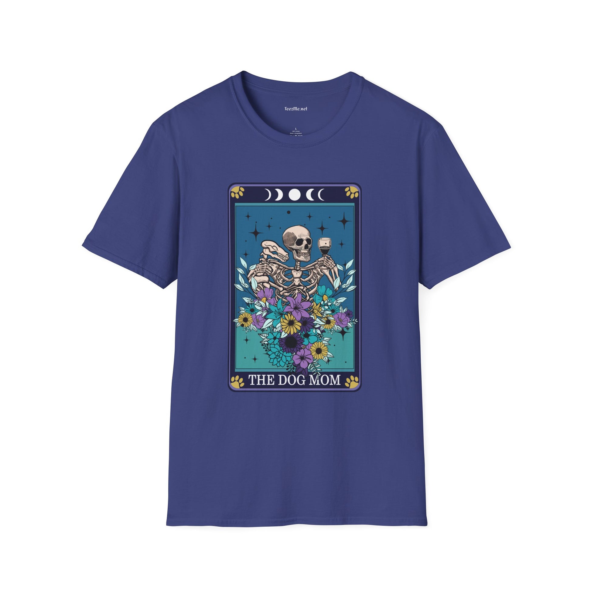 The Dog Mom Unisex Softstyle T-Shirt 100% Cotton #tarot