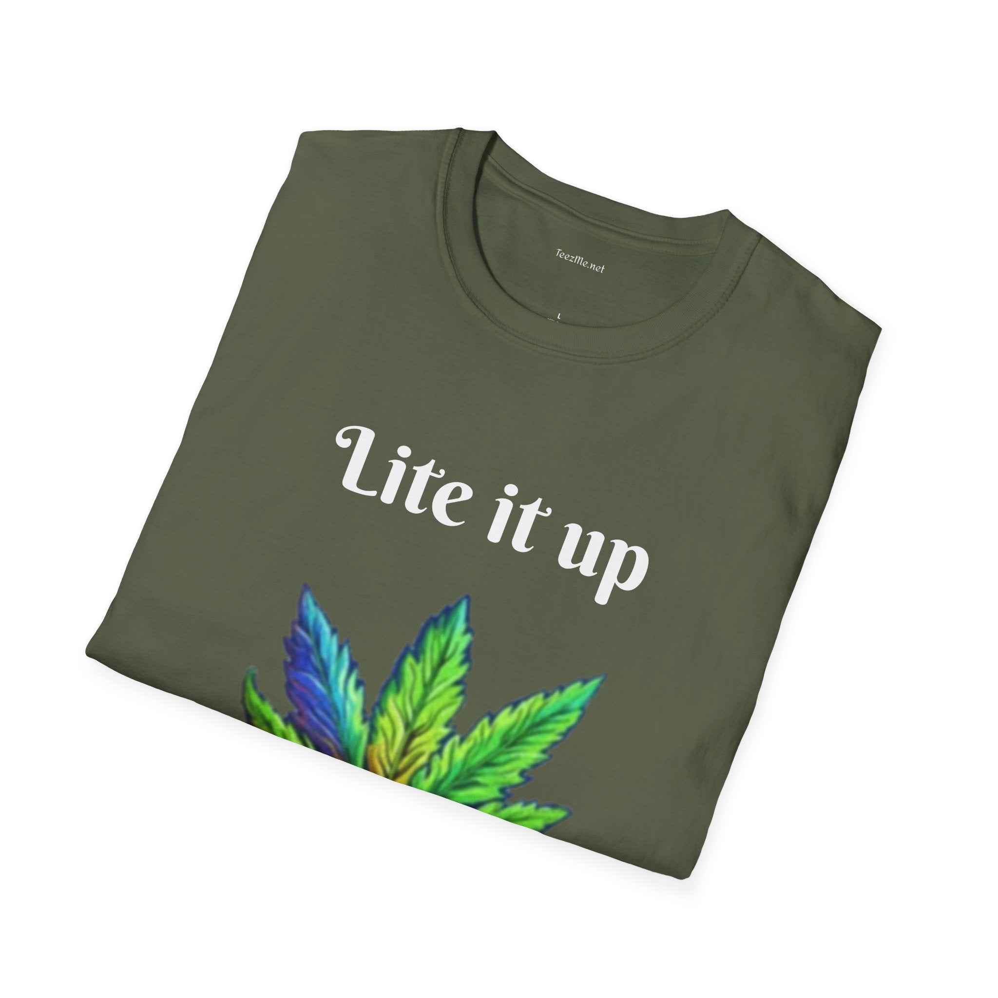 Lite it up - Unisex Softstyle T-Shirt 100% Cotton Graphic